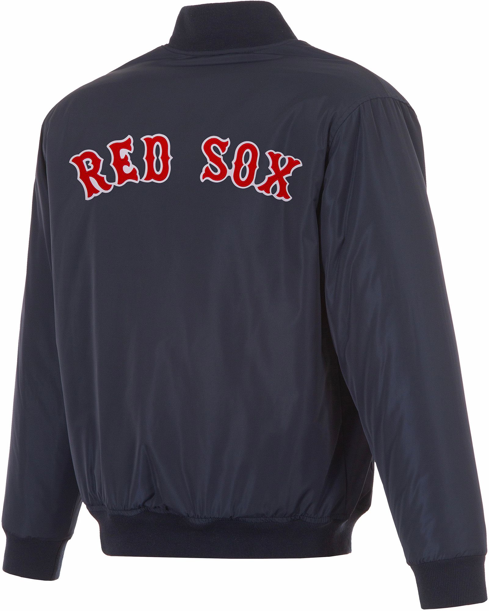 JH Design Men's Boston Red Sox Full-Zip Reversible Flight Navy Nylon Jacket product image