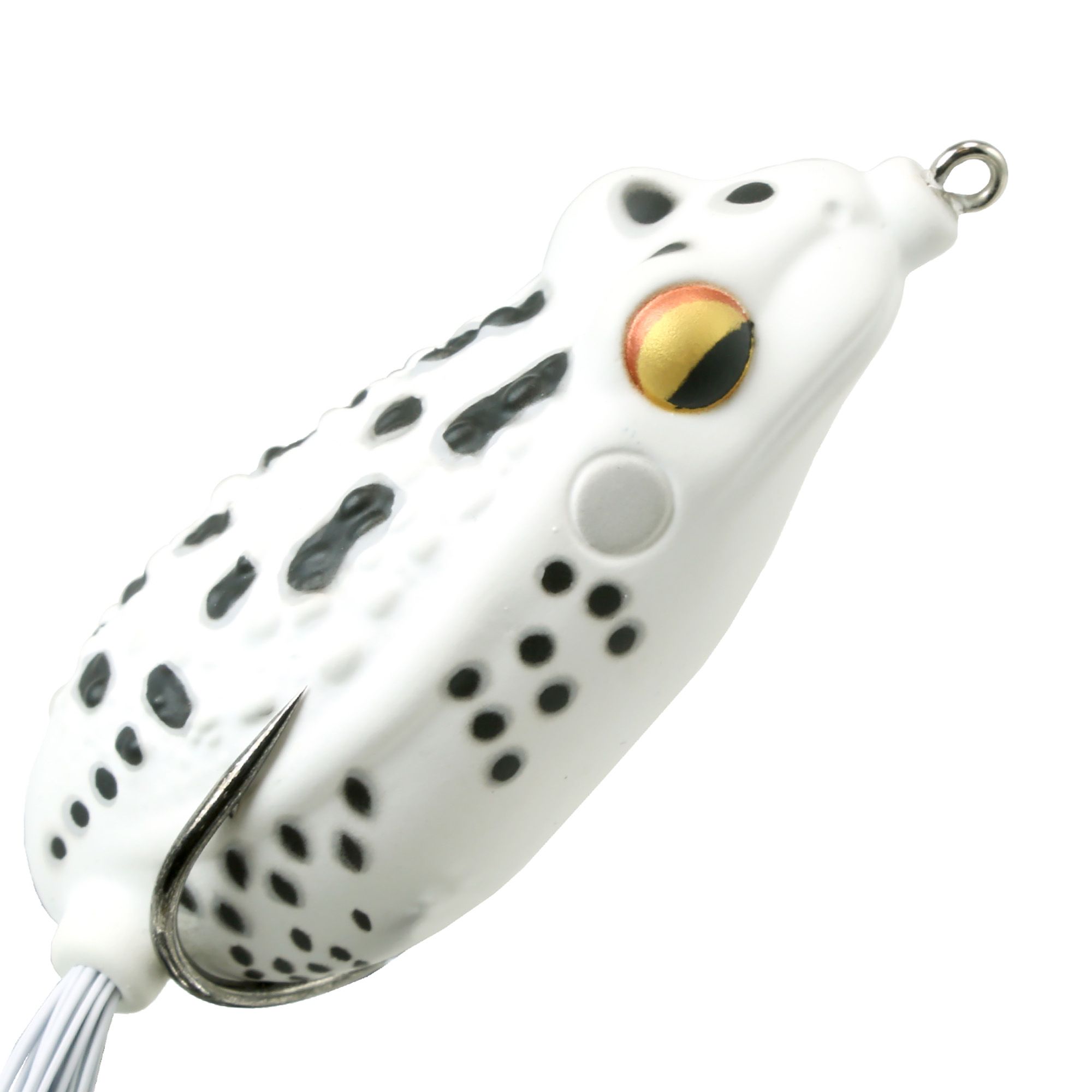 Okuma Rattle Toad White Frog Fishing Lure product image