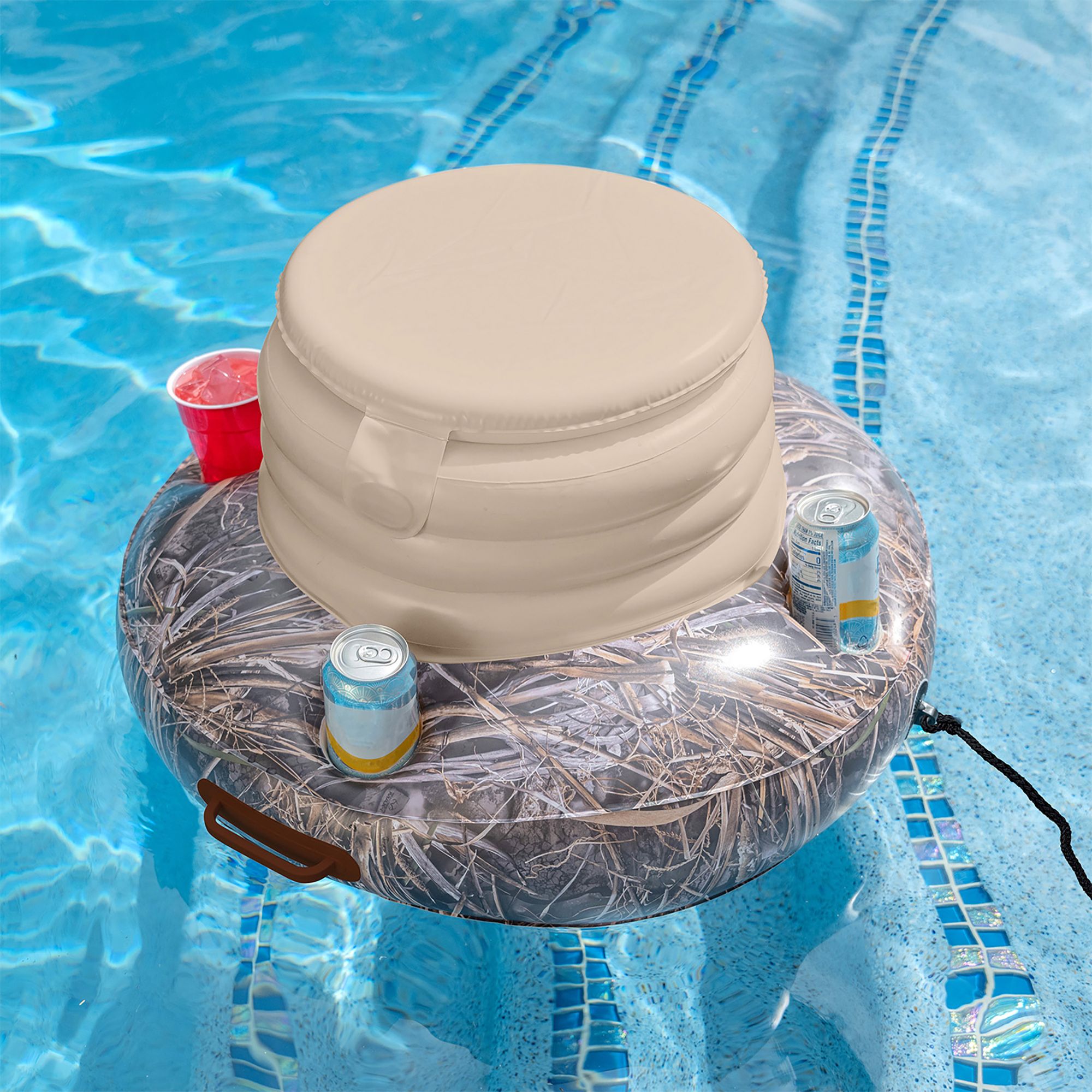 PoolCandy Realtree Floating Drink Cooler product image