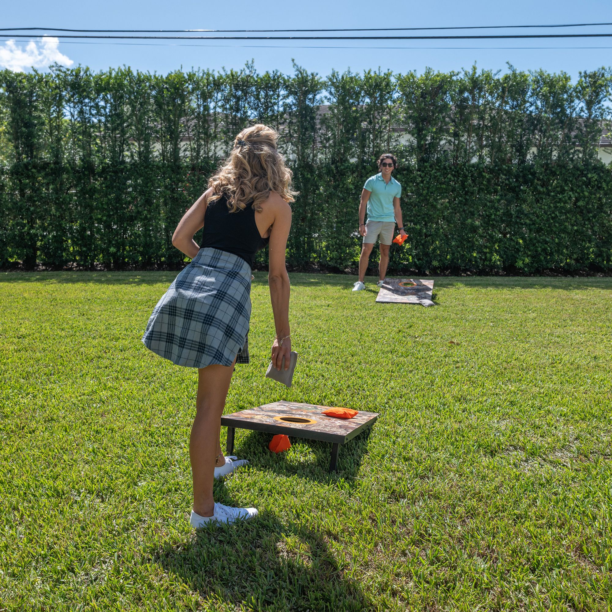 PoolCandy RealTree Edge 2x3 Ft. Wooden Cornhole Game Set product image