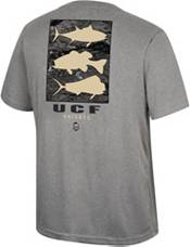 Colosseum Men's UCF Knights Charcoal Realtree Highliner Performance Fishing T-Shirt product image