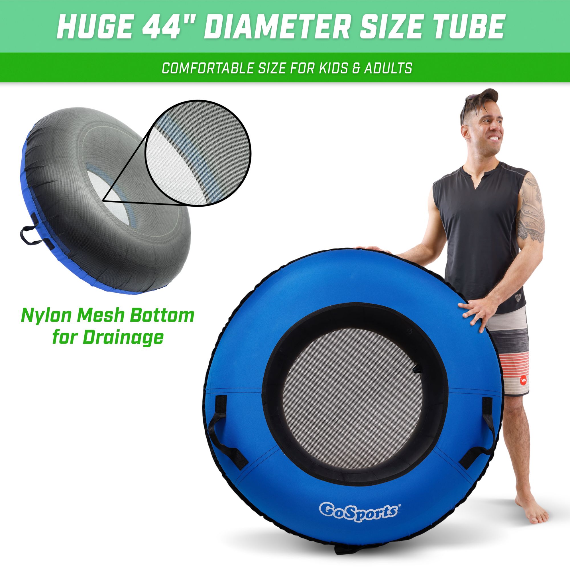 GoSports 44" Heavy Duty River Tube with Premium Canvas Cover product image