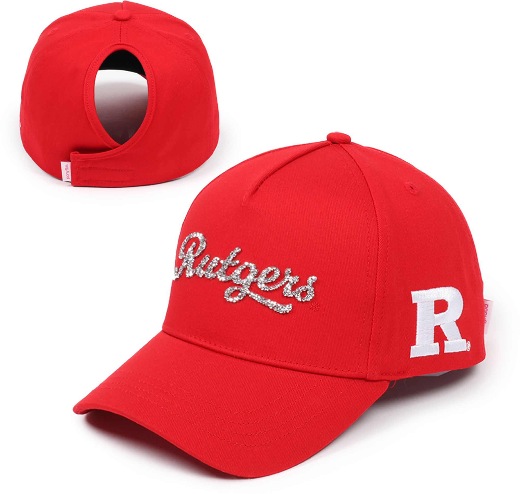 Ponyflo Women's Rutgers Scarlet Knights Scarlet Bling Athletic Hat product image