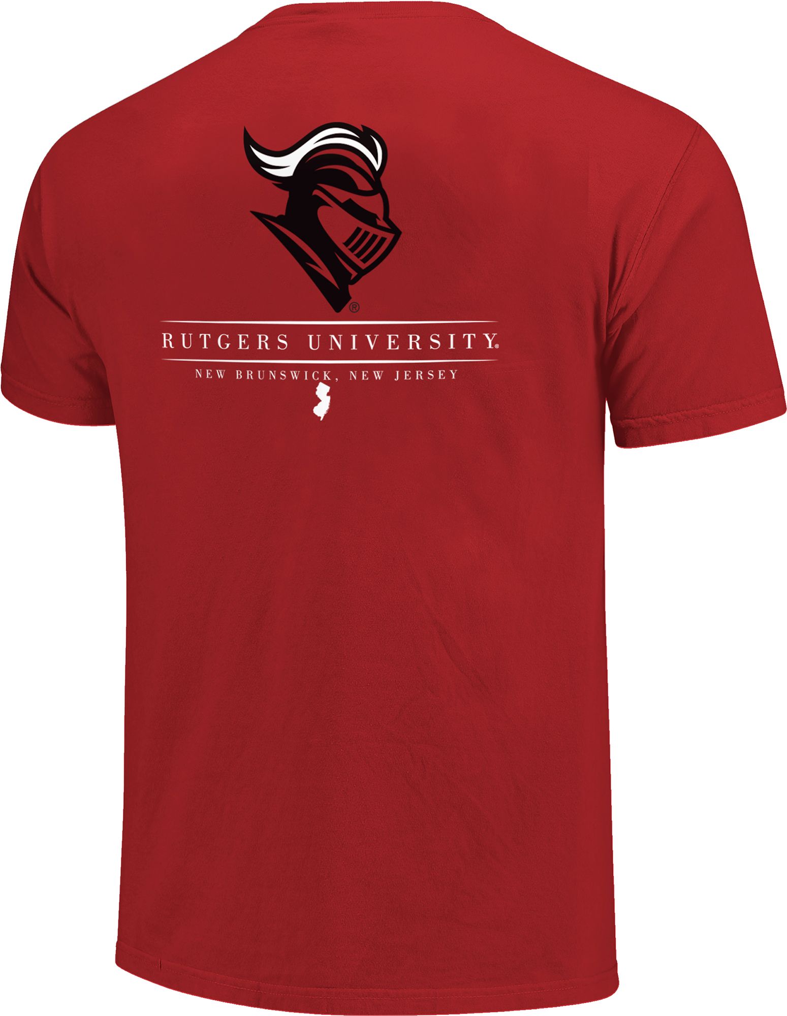 Image One Adult Rutgers Scarlet Knights Scarlet Jumbo Mascot T-Shirt product image