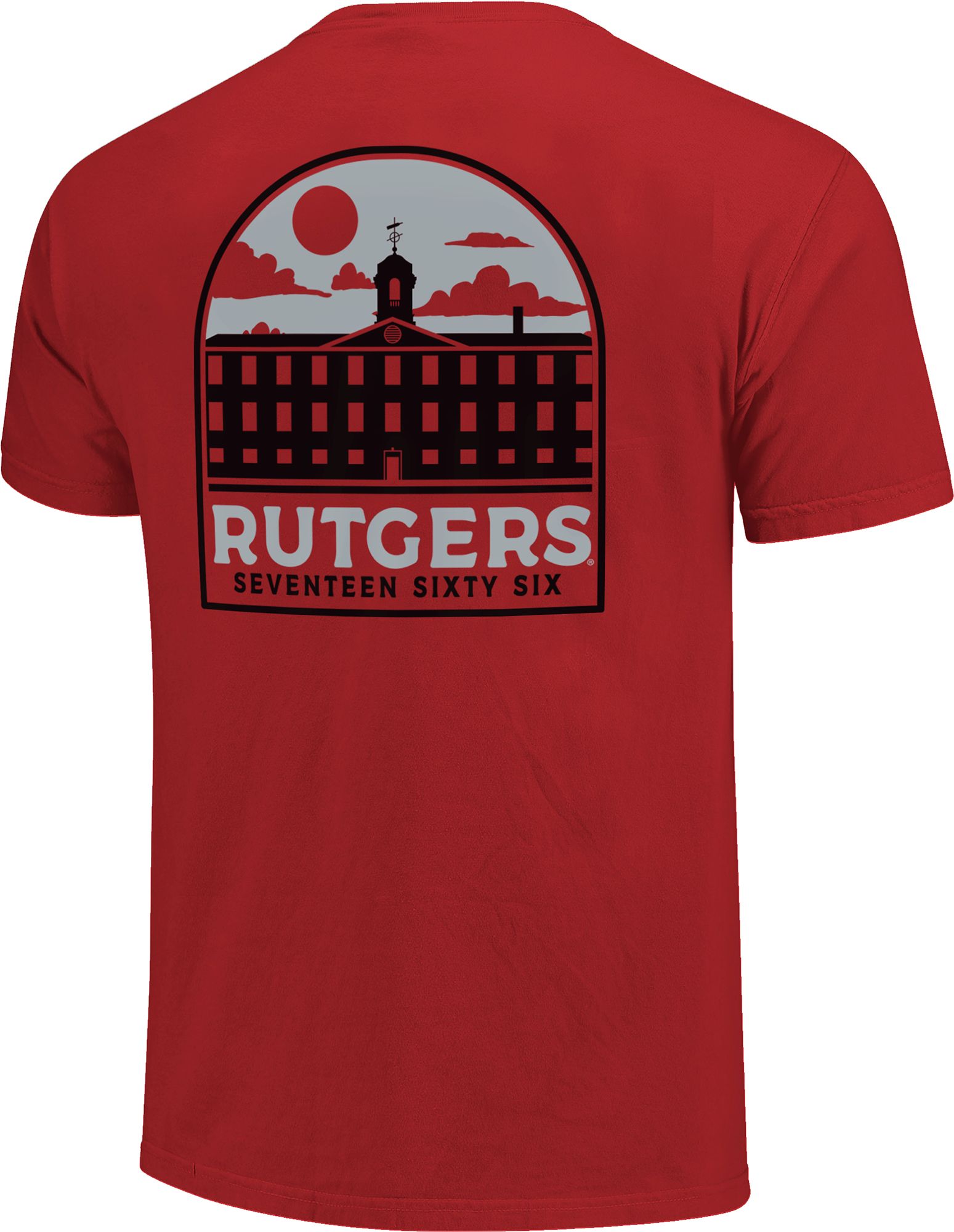 Image One Men's Rutgers Scarlet Knights Scarlet Campus Arch T-Shirt product image
