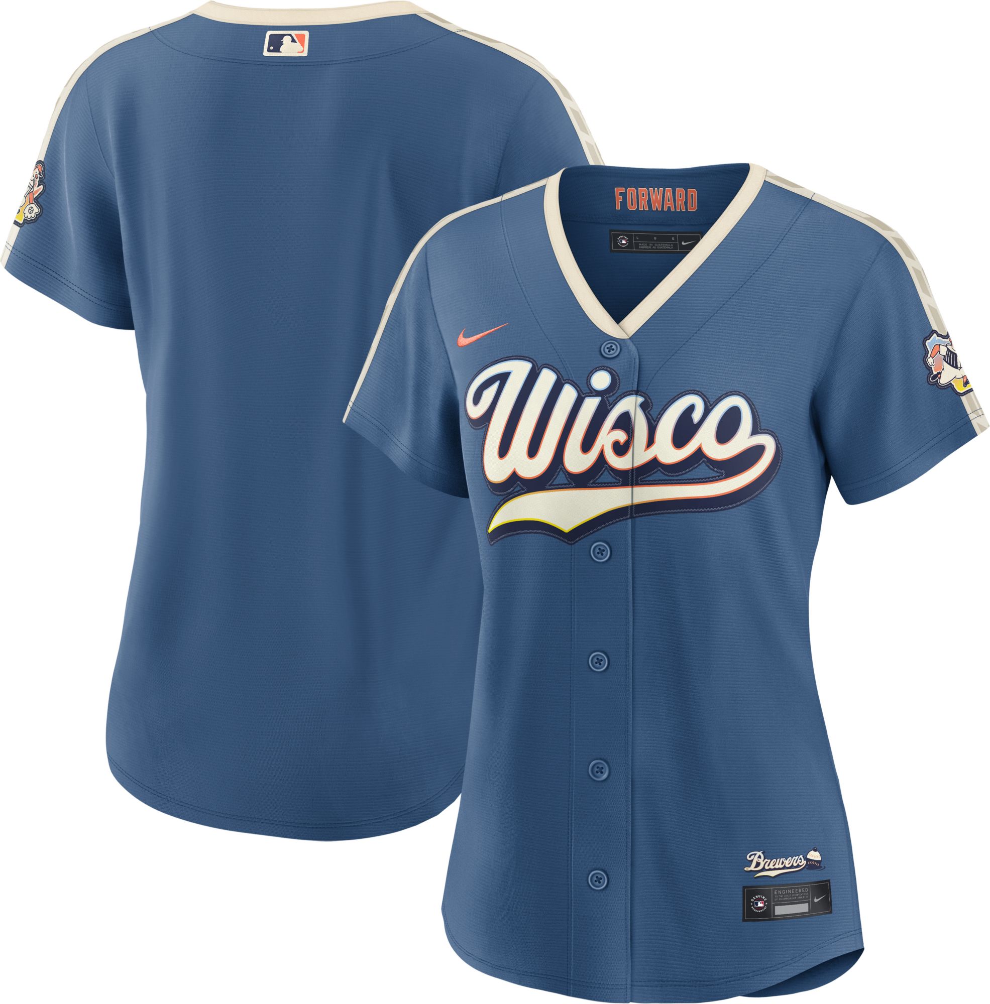 Nike Women's Milwaukee Brewers Blank 2026 City Connect Stadium Jersey product image