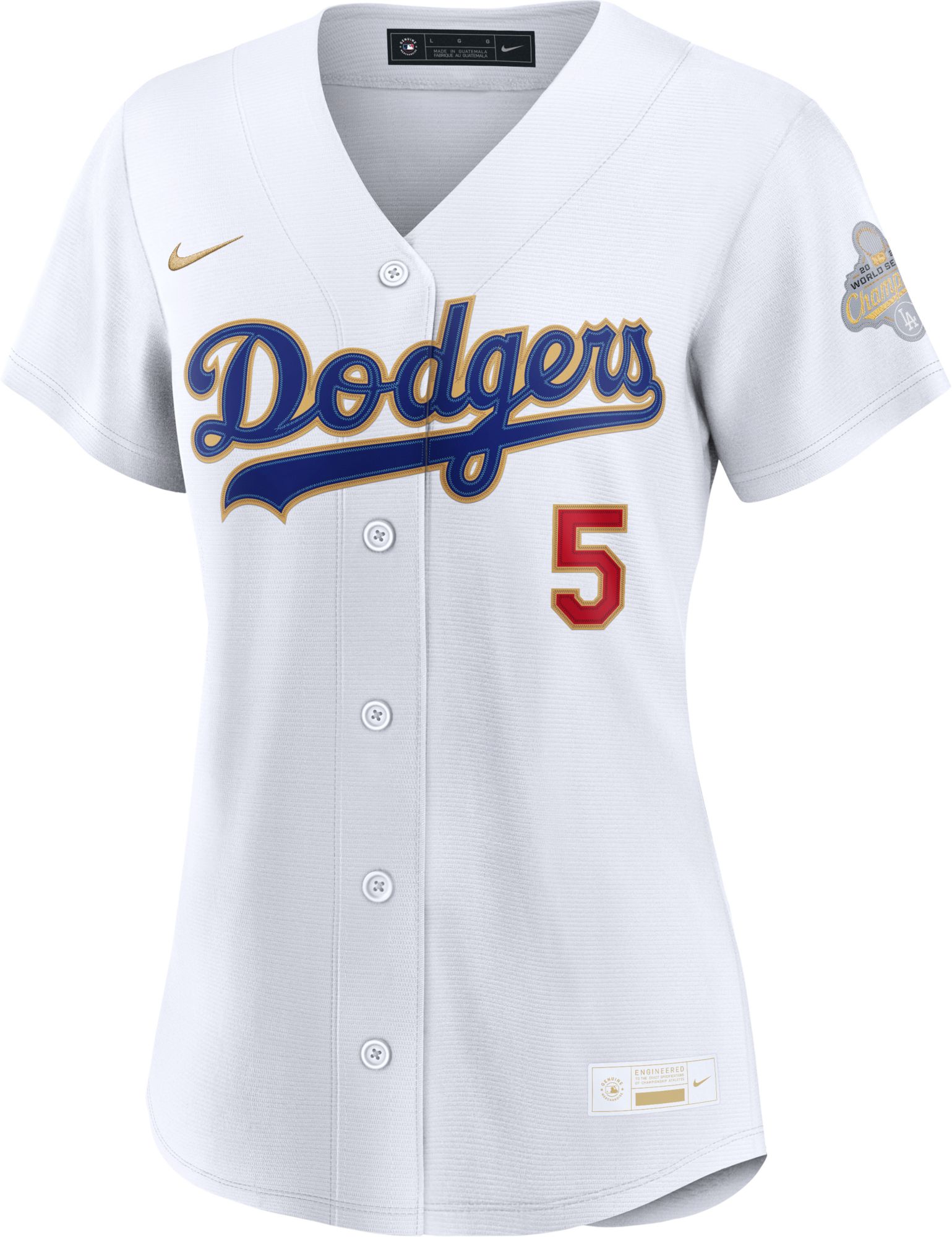 Nike Women's Los Angeles Dodgers Freddie Freeman #5 2026 Gold Collection Jersey product image