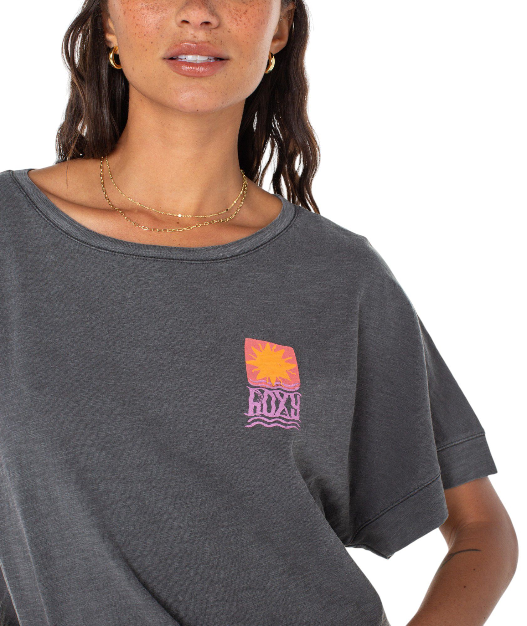 Roxy Women's Sun Stamps Crop T-Shirt product image