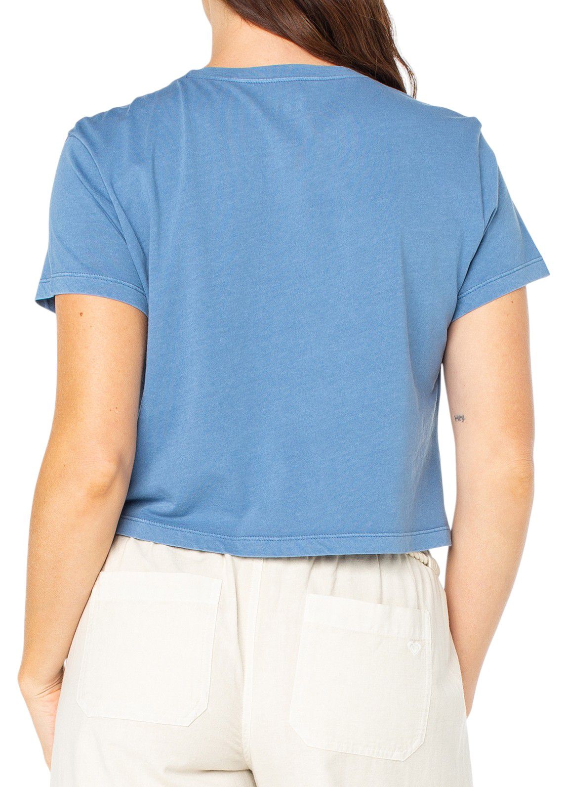 Roxy Women's Comes In Waves Cropped Short Sleeve T-Shirt product image