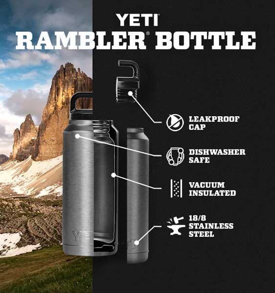 Yeti 18 Oz Rambler Bottle Free Curbside Pick Up At Dick S