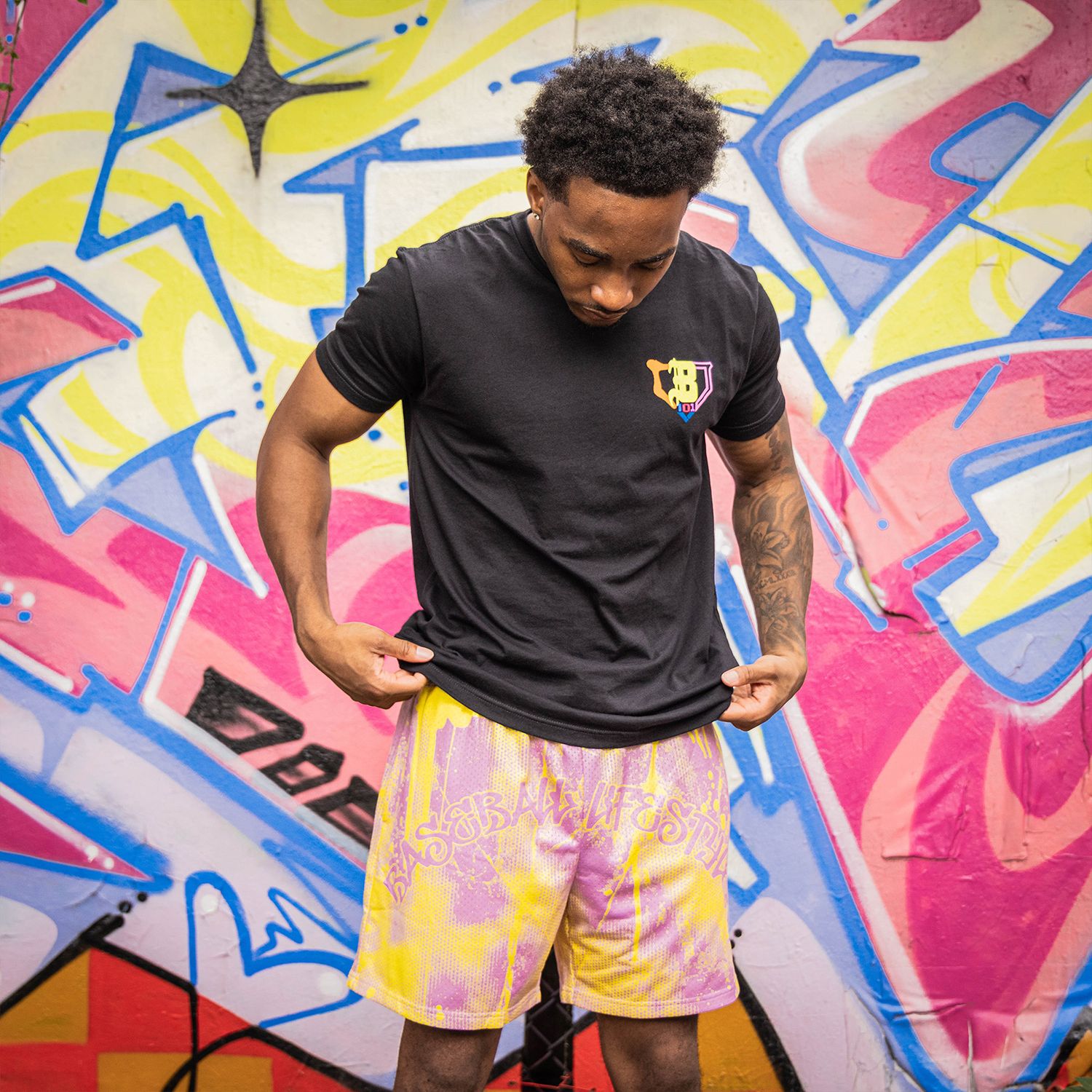 Baseball Lifestyle 101 Men's 5” Graffiti Crown Shorts product image