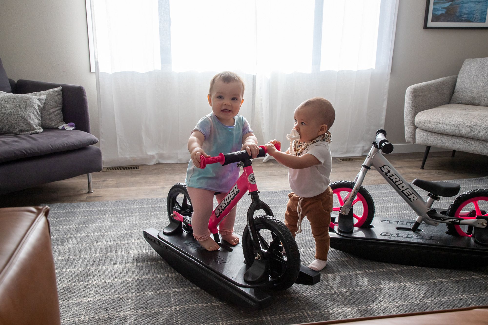 STRIDER Sport 2-in-1 12" Balance Bike and Rocking Base product image