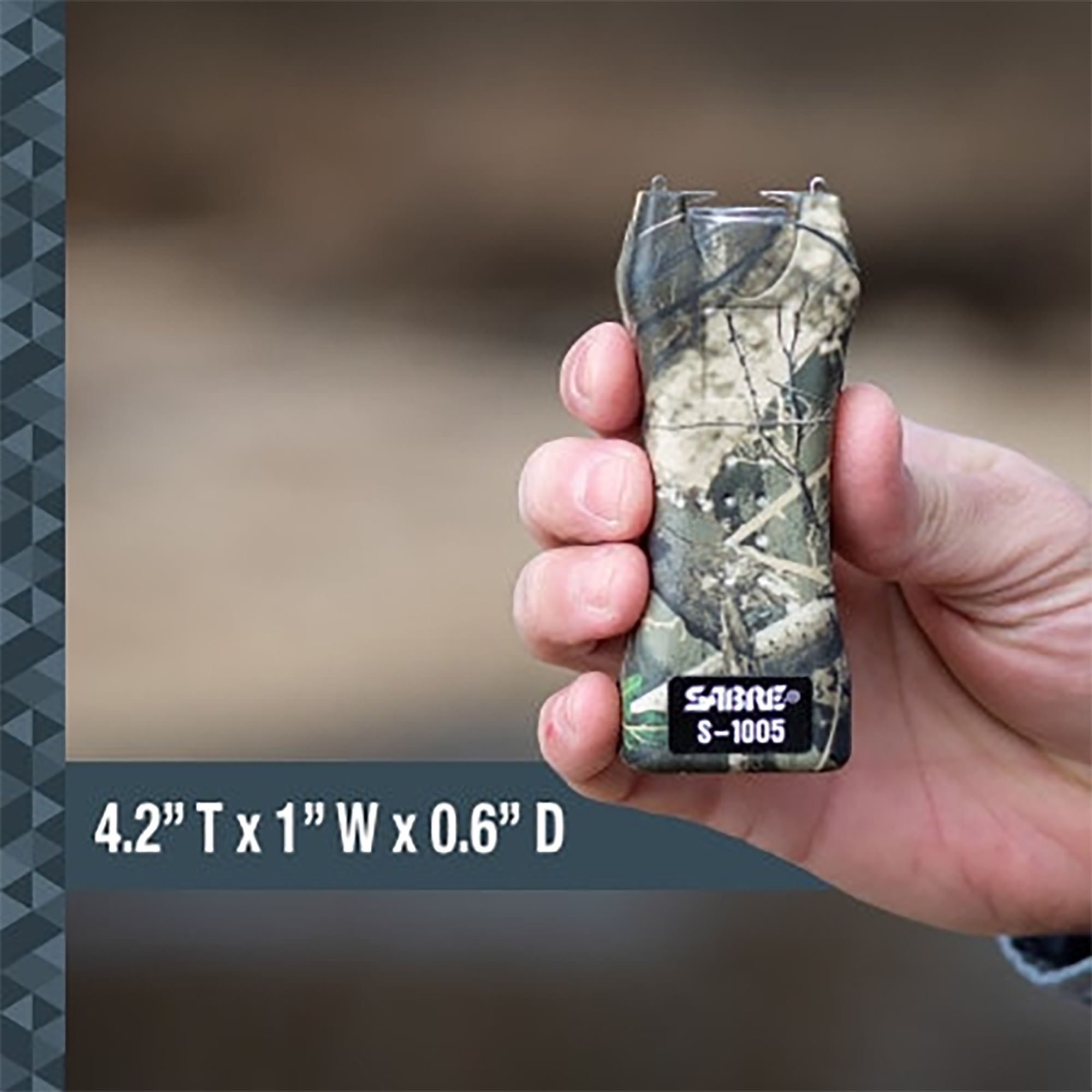 SABRE Realtree EDGE Stun Gun Plus Flashlight with Belt Holster product image