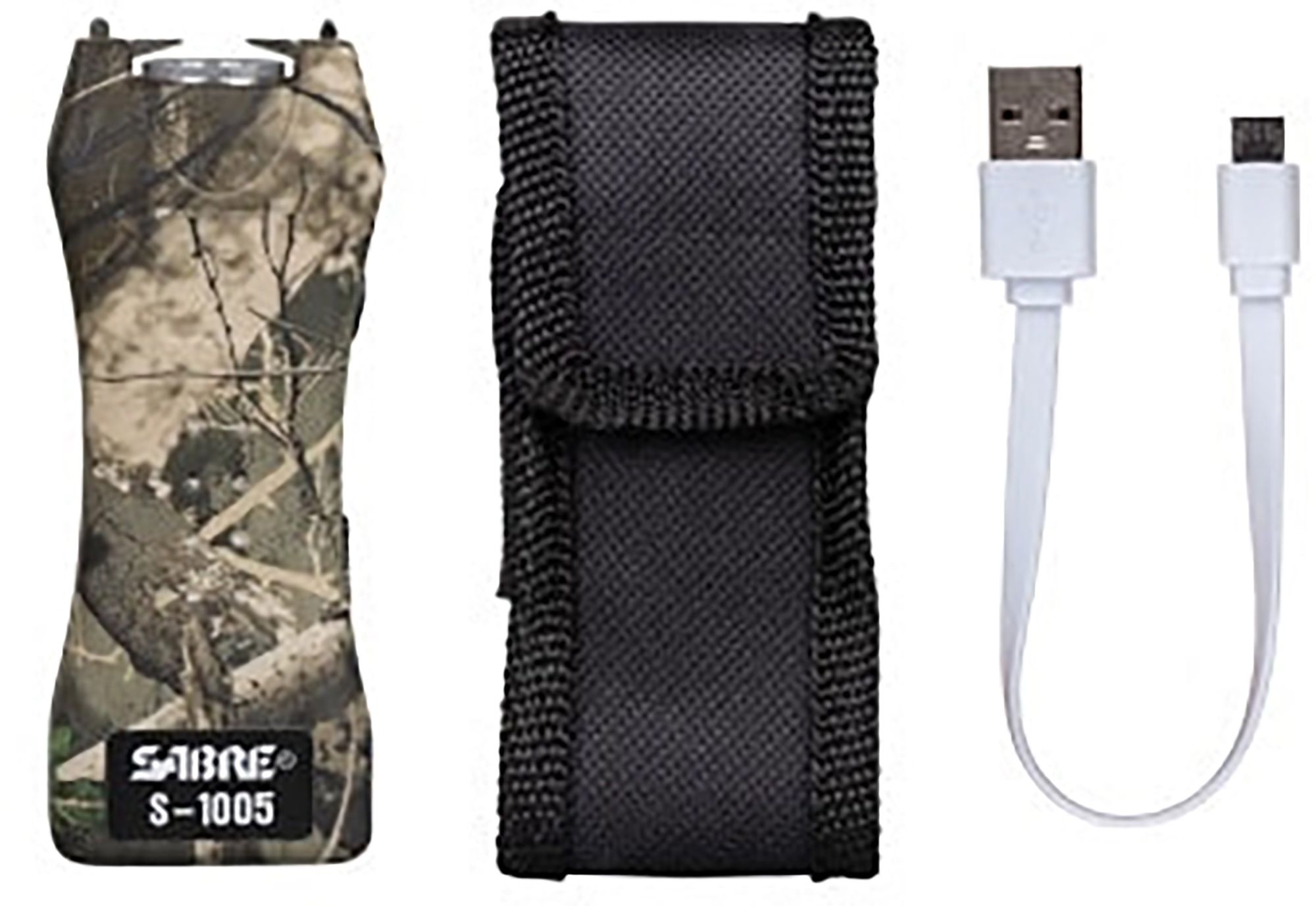 SABRE Realtree EDGE Stun Gun Plus Flashlight with Belt Holster product image