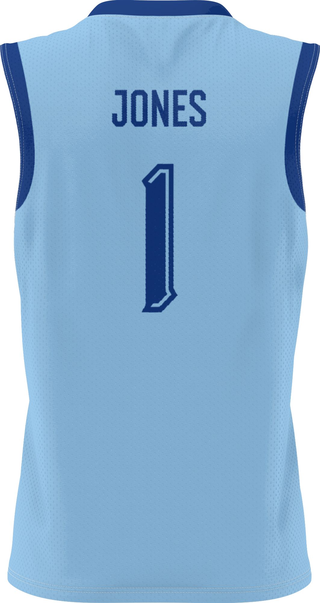 ProSphere Youth Marquette Golden Eagles #1 Blue Kam Jones Alternate Full Sublimated Basketball Jersey