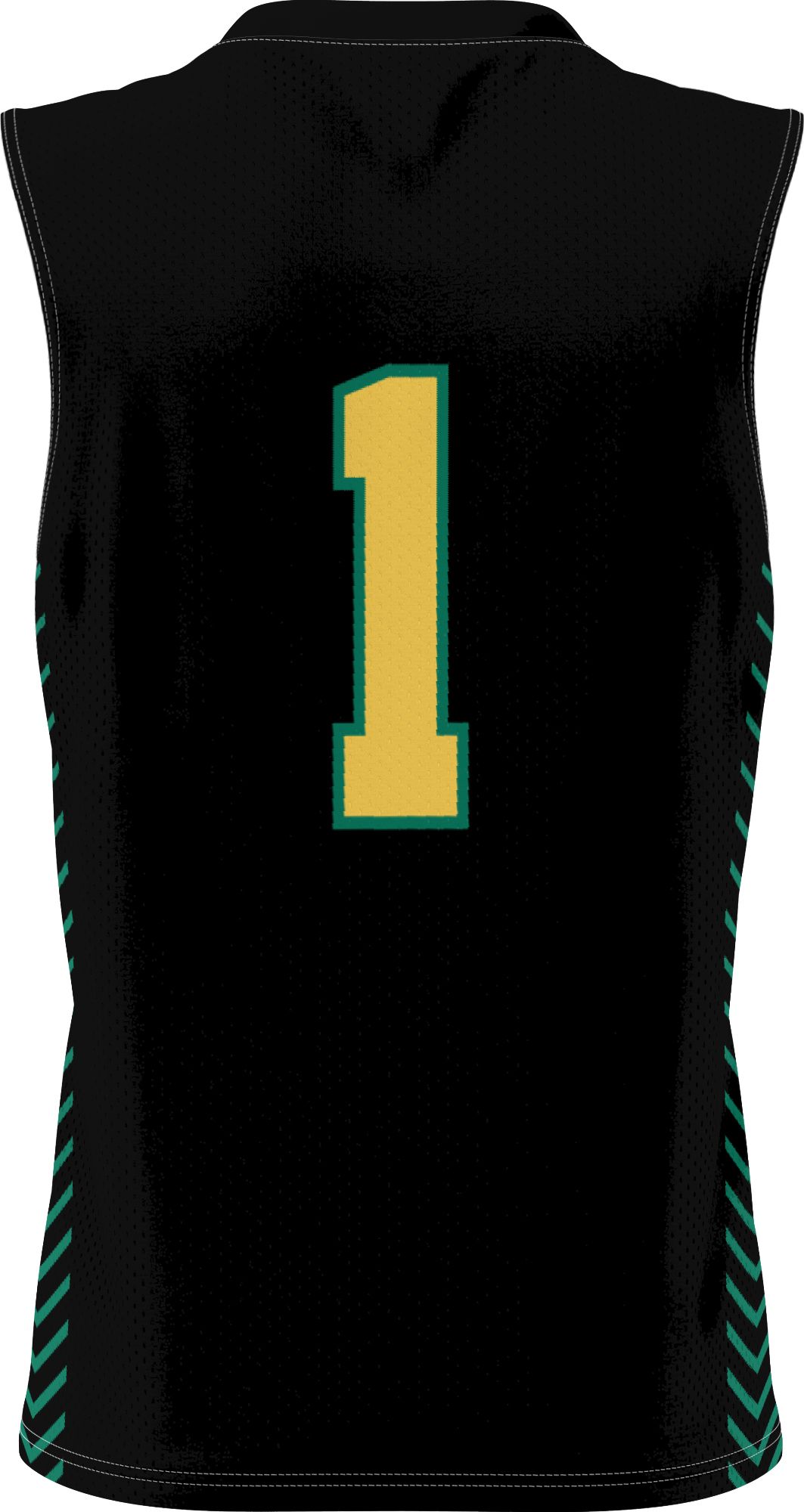 ProSphere Youth Norfolk State Spartans #1 Black Alternate Full Sublimated Basketball Jersey product image