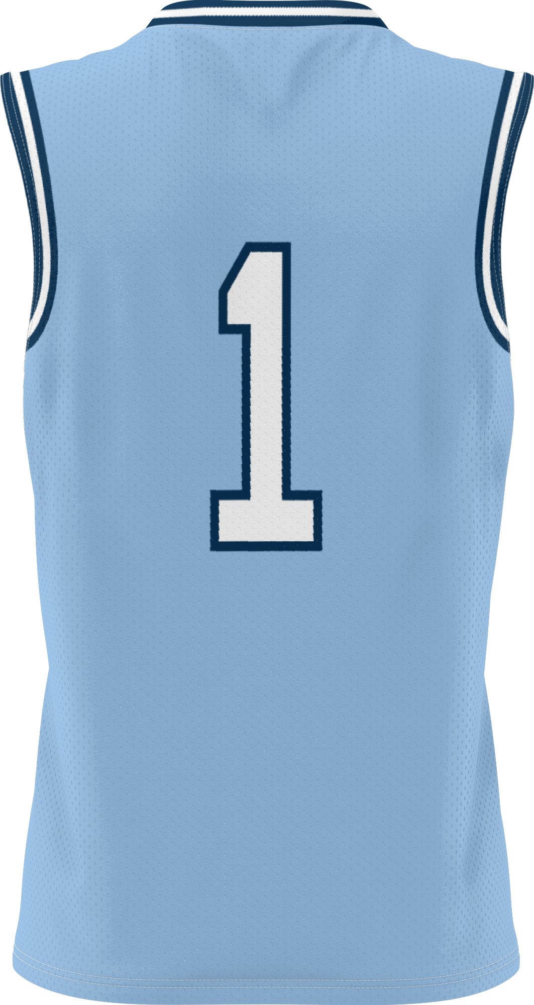 Prosphere Youth Old Dominion Monarchs #1 Blue Full Sublimated Alternate Basketball Jersey product image