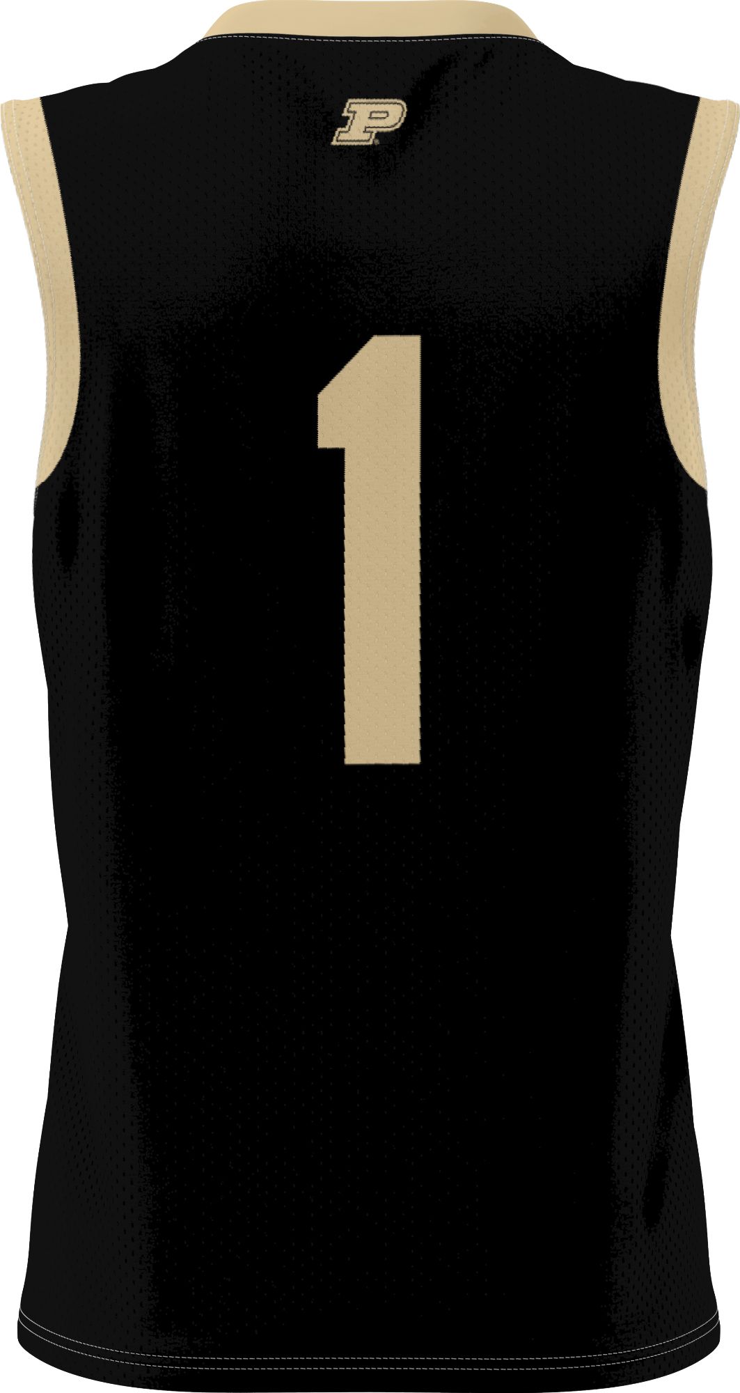 Prosphere Youth Purdue Boilermakers #1 Black Full Sublimated Alternate Basketball Jersey
