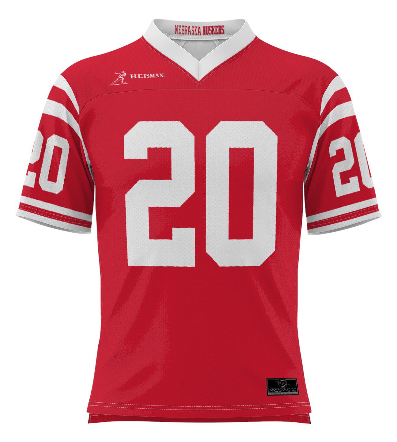 ProSphere Men's Nebraska Cornhuskers Johnny Rodgers #20 Red Heisman Jersey product image