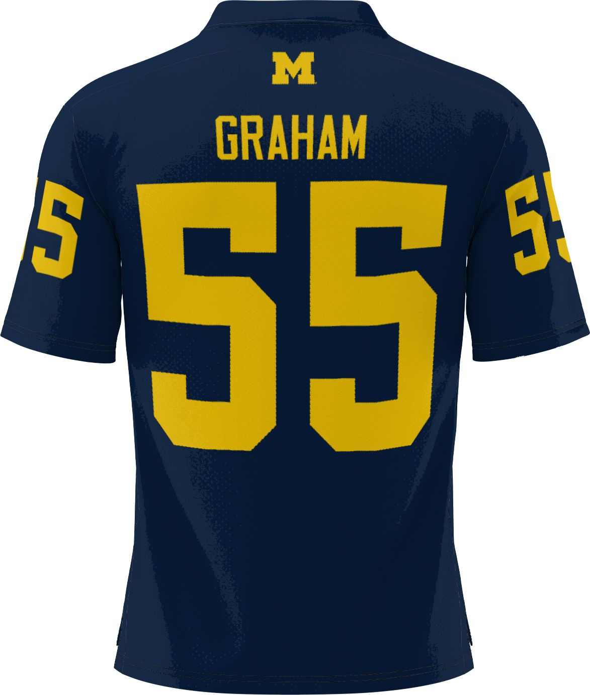 Prosphere Youth Michigan Wolverines Mason Graham #55 Blue Full-Sublimated Replica Football Jersey product image