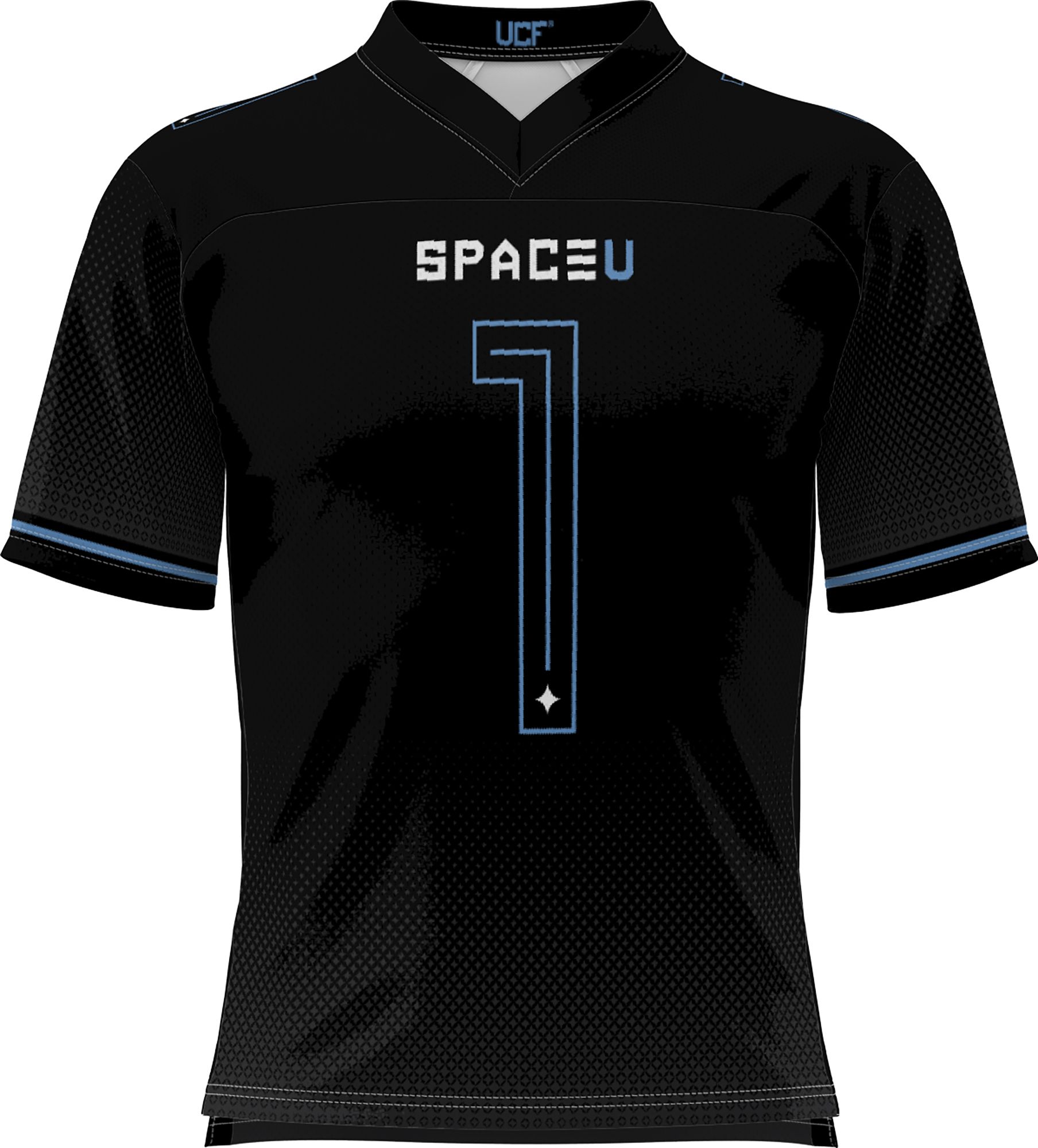 Prosphere Youth UCF Knights #1 Black SpaceU Citronauts Full-Sublimated Football Jersey