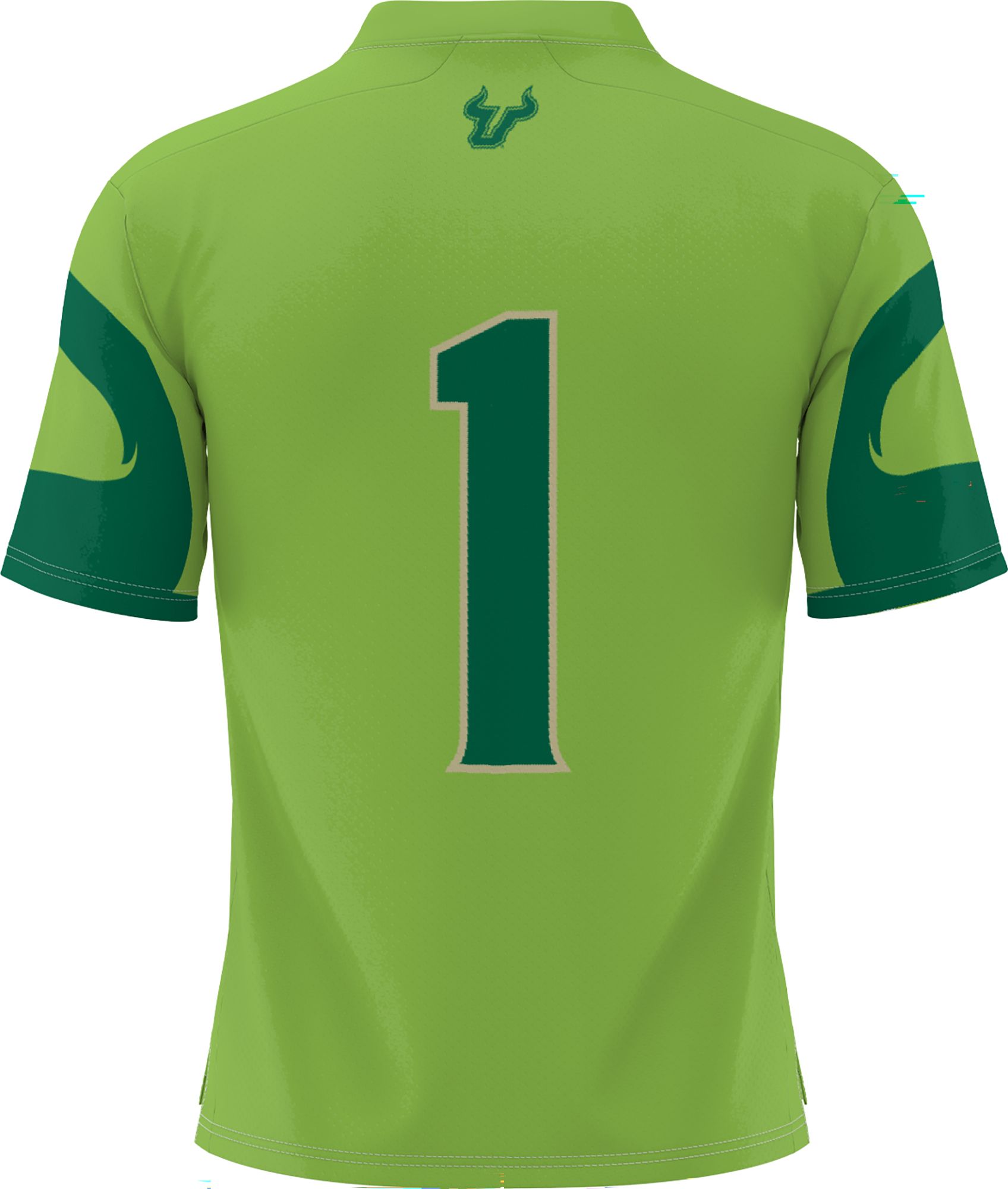 ProSphere Men's South Florida Bulls #1 Green Full Sublimated Football Jersey product image