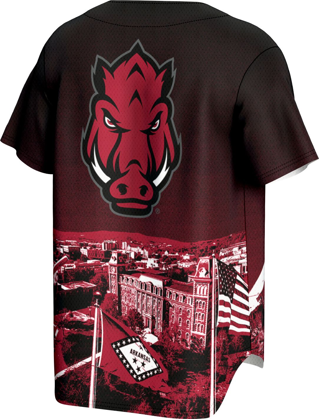 ProSphere Adult Arkansas Razorbacks Campus Local Red Baseball Jersey product image