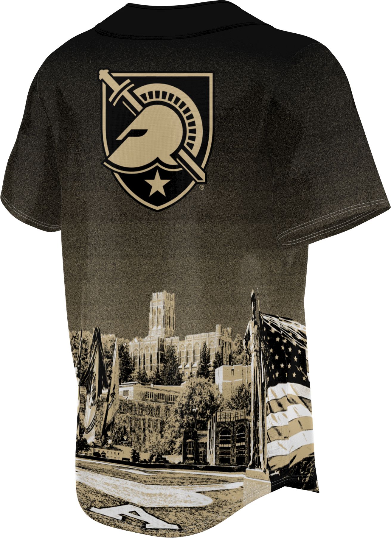 ProSphere Adult Army West Point Black Knights Black Campus Local Baseball Jersey product image