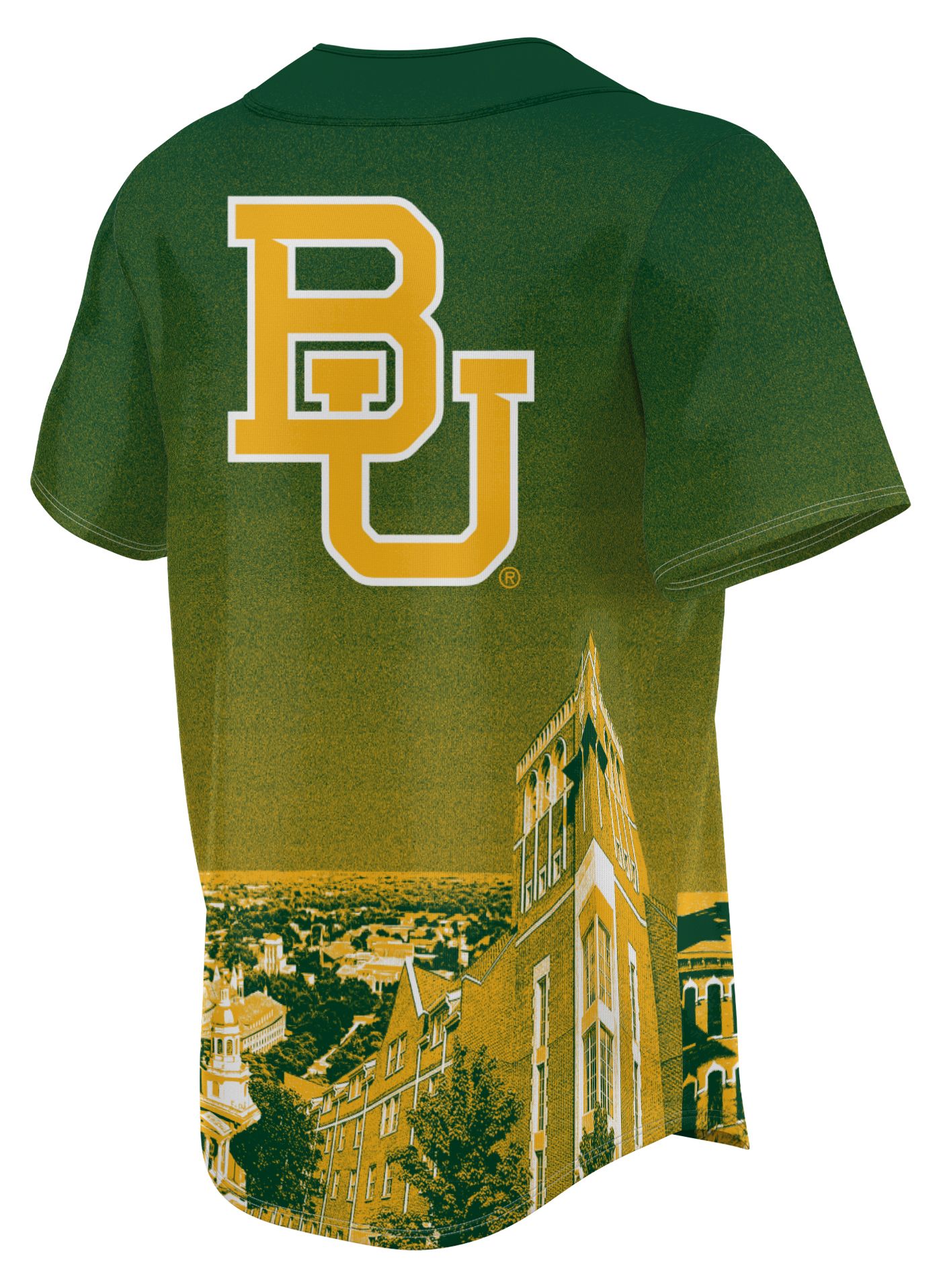ProSphere Adult Baylor Bears Green Campus Local Baseball Jersey product image