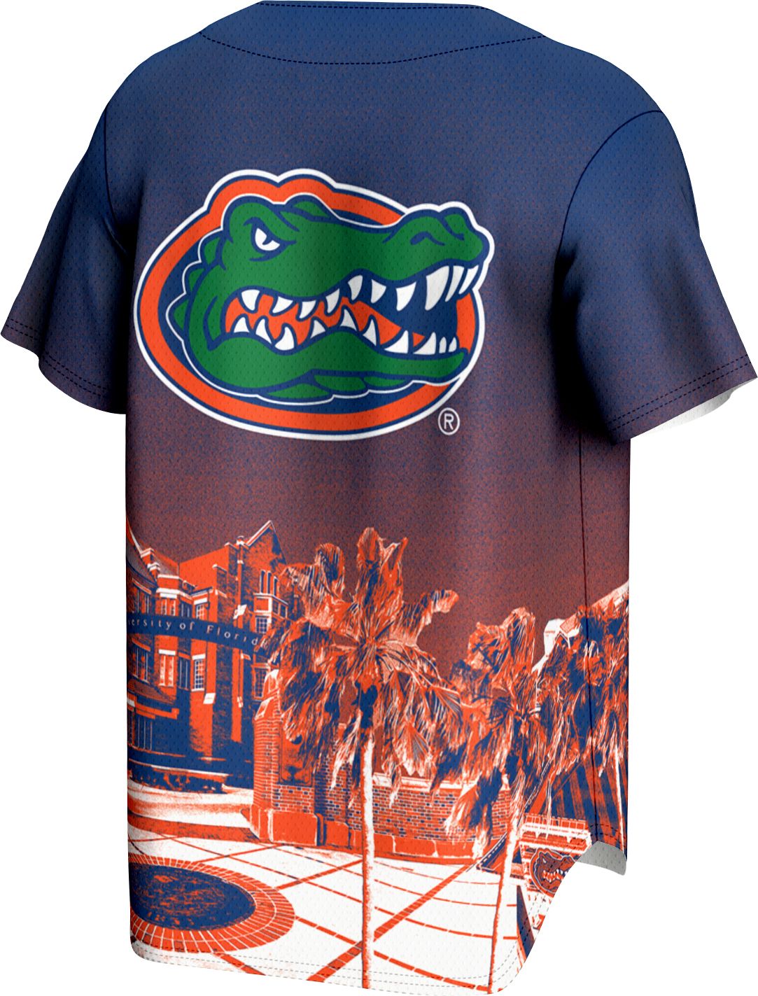 ProSphere Adult Florida Gators Campus Local Blue Baseball Jersey product image