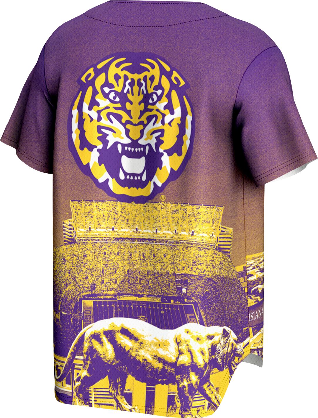 ProSphere Adult LSU Tigers Campus Local Purple Baseball Jersey product image