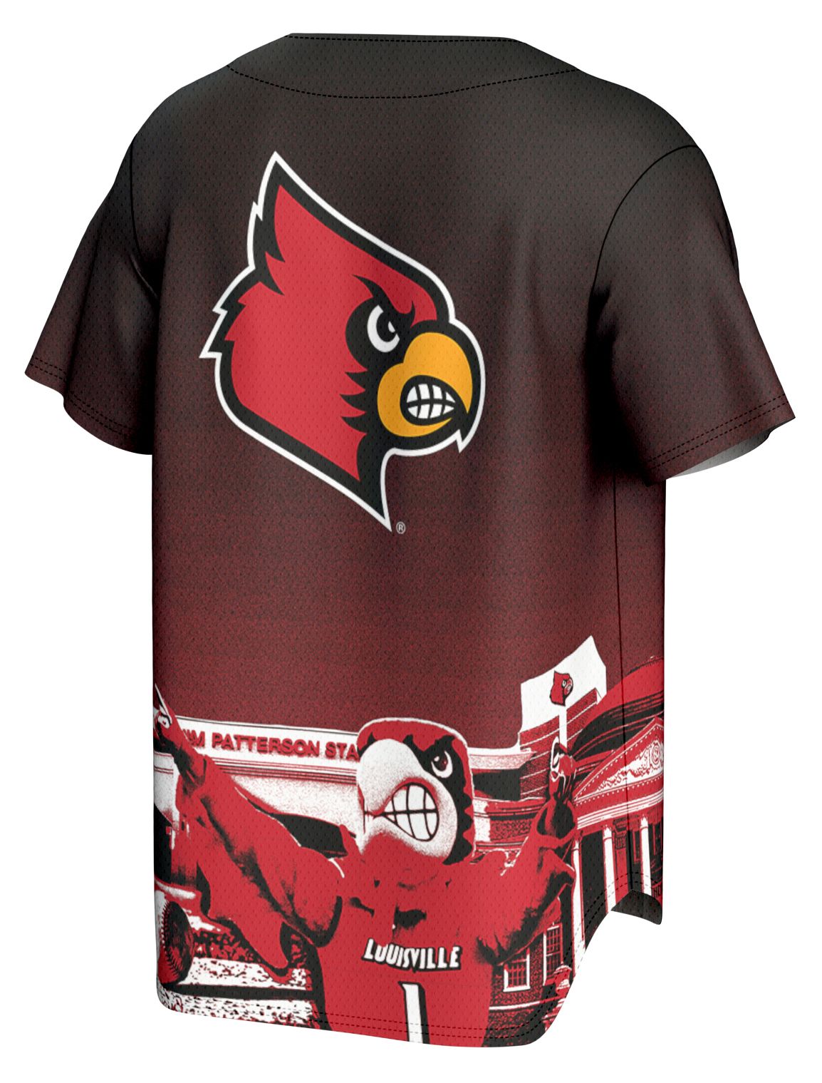 ProSphere Adult Louisville Cardinals Red Campus Local Baseball Jersey product image