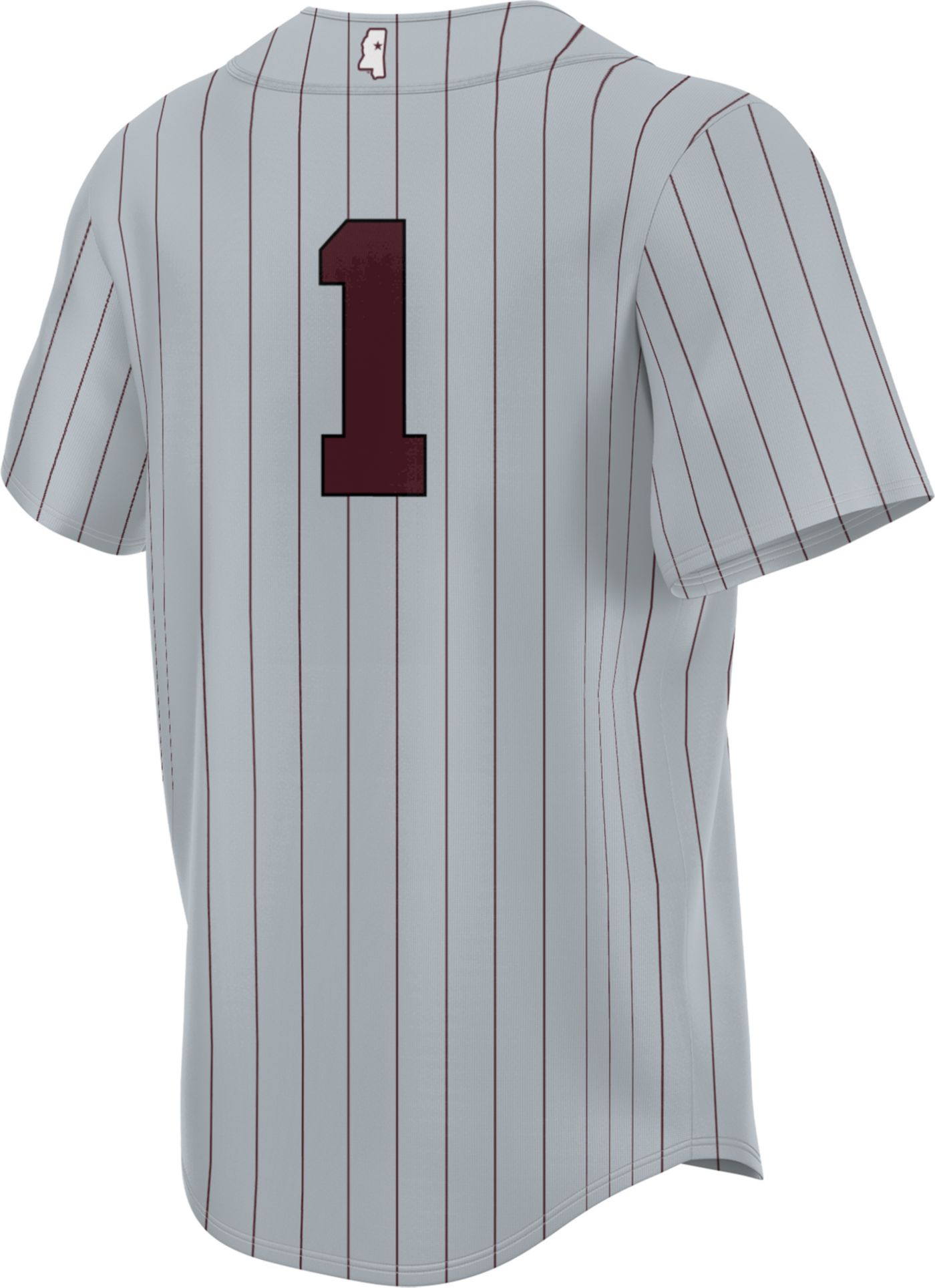 Mississippi state baseball jersey pinstripe online