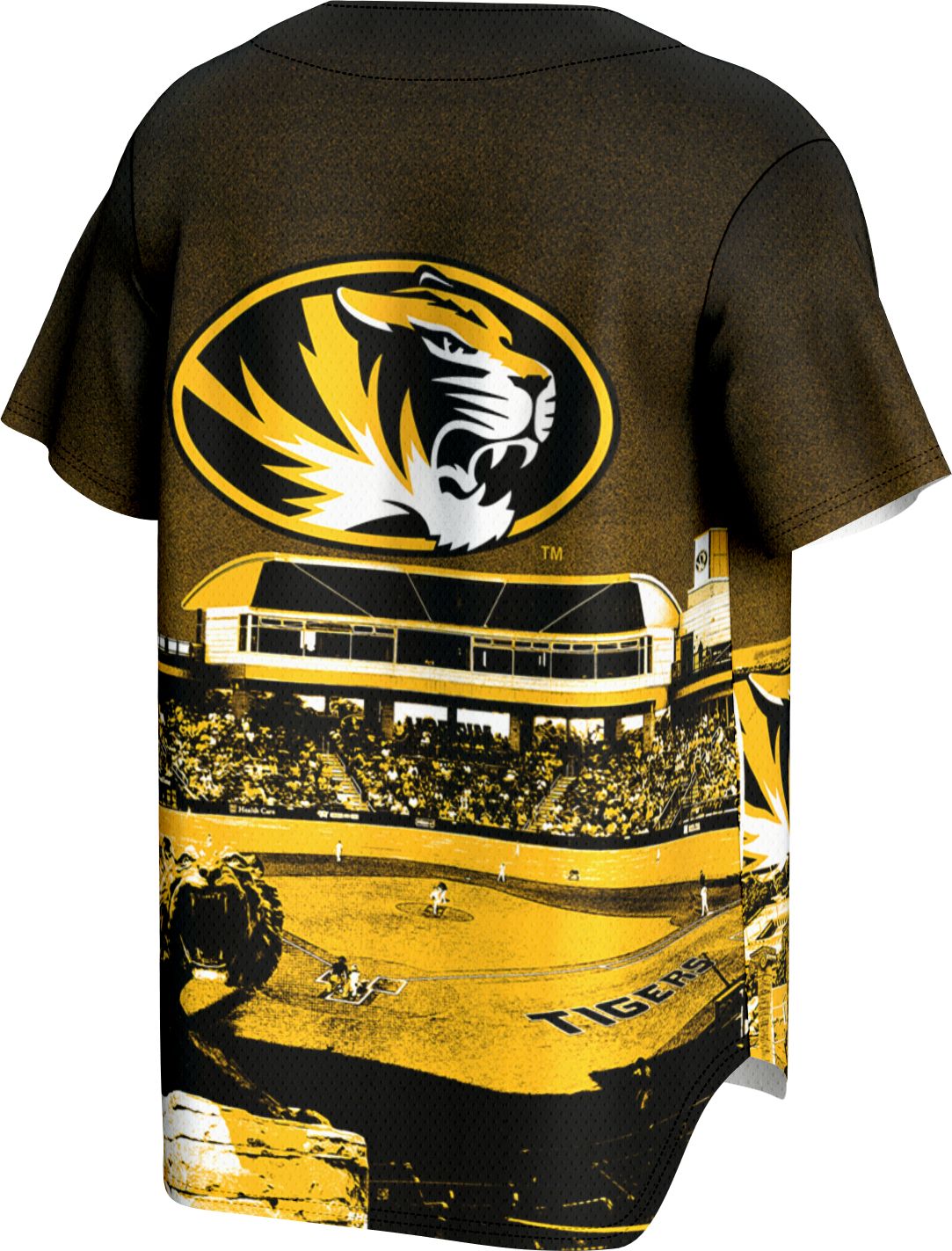 ProSphere Adult Missouri Tigers Campus Local Gold Baseball Jersey product image