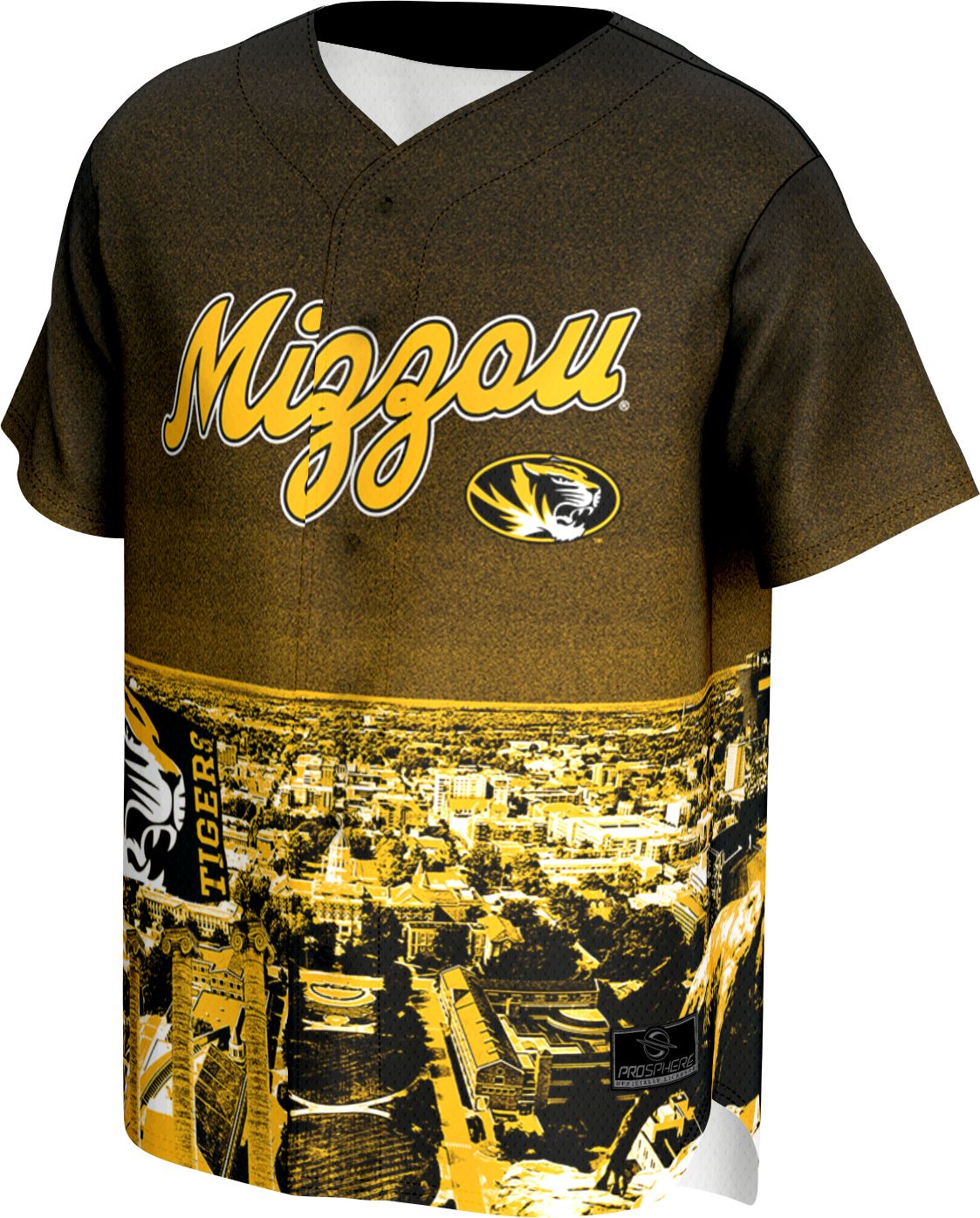 ProSphere Adult Missouri Tigers Campus Local Gold Baseball Jersey product image