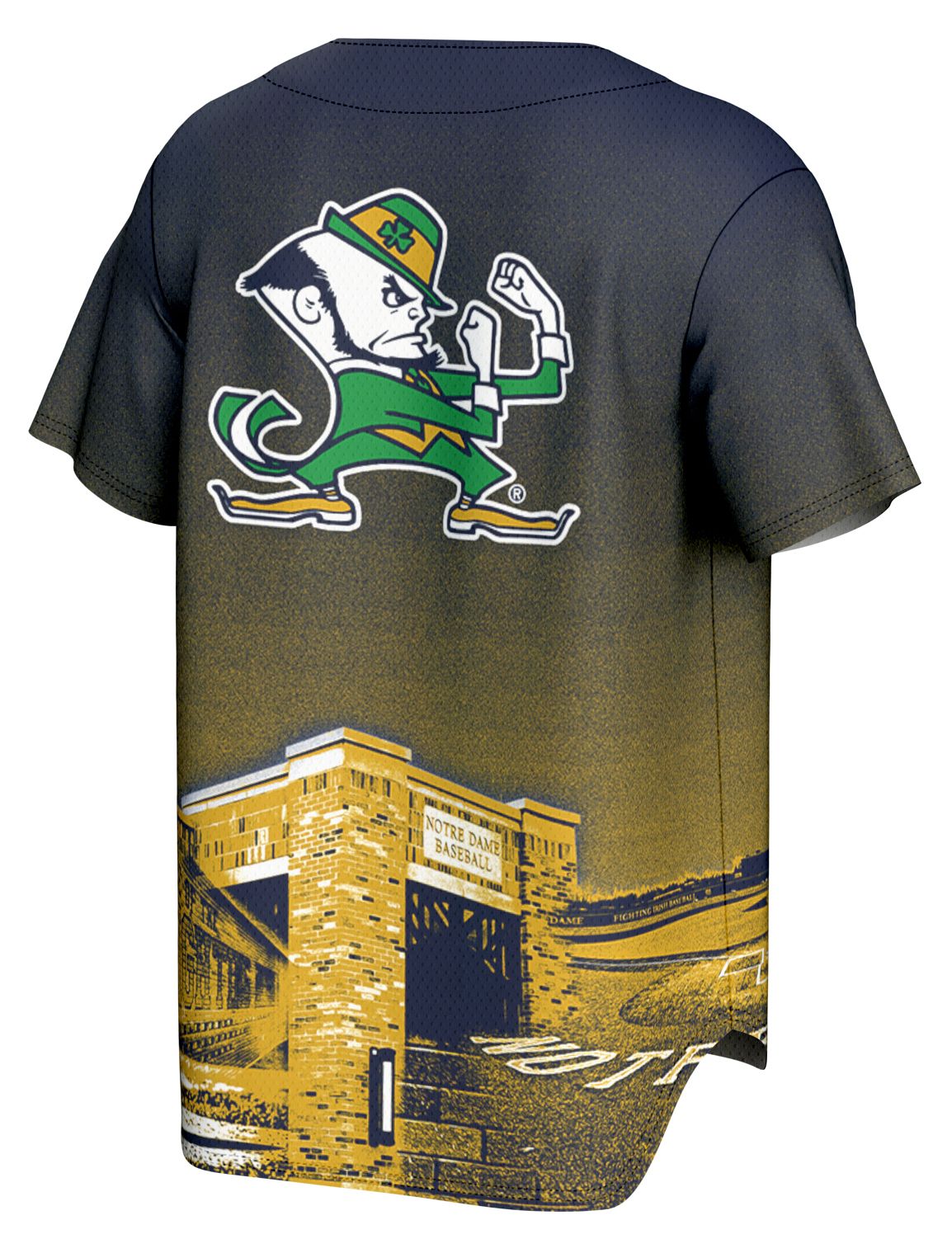 ProSphere Adult Notre Dame Fighting Irish Navy Campus Local Baseball Jersey product image