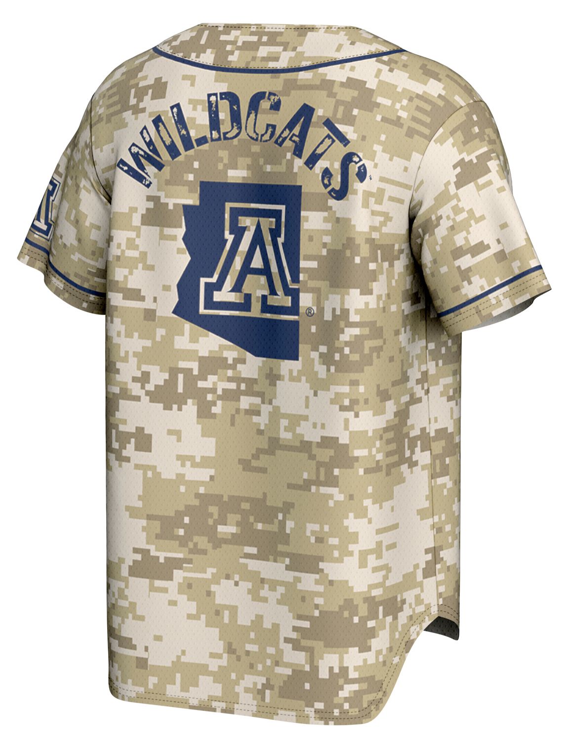 ProSphere Adult Arizona Wildcats Tan Digicamo Baseball Jersey product image