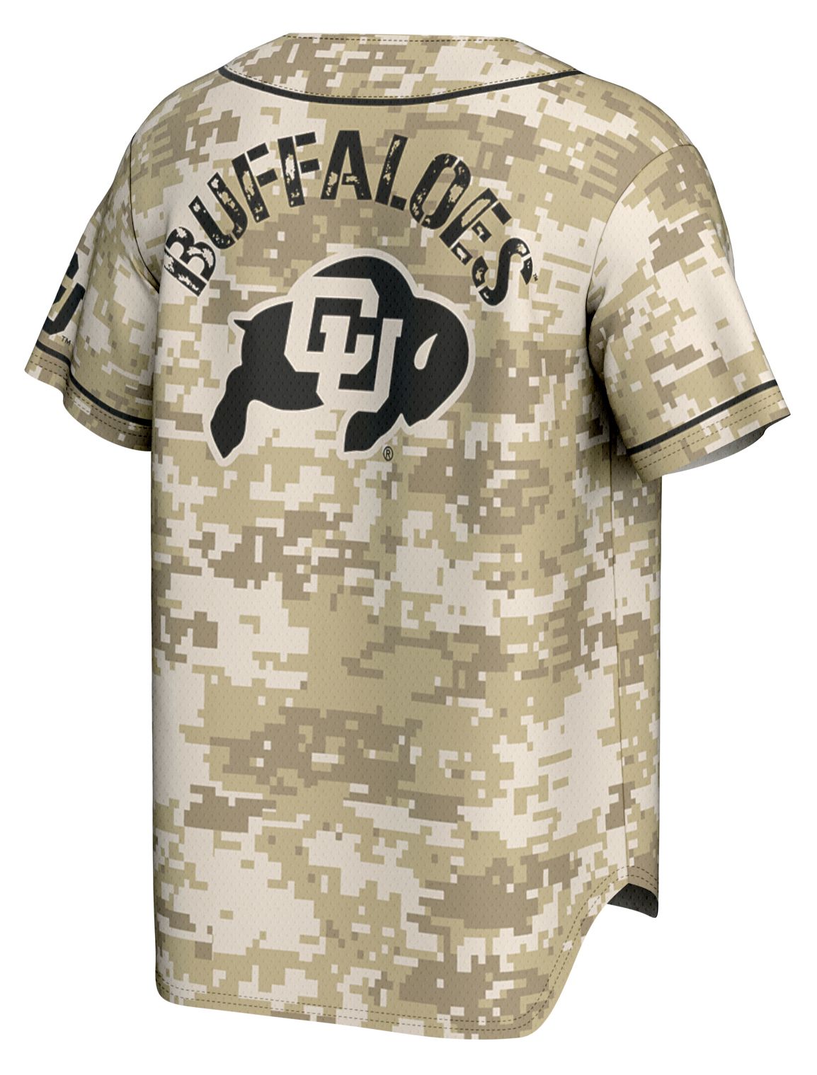 ProSphere Adult Colorado Buffaloes Tan Digicamo Digicamo Baseball Jersey product image