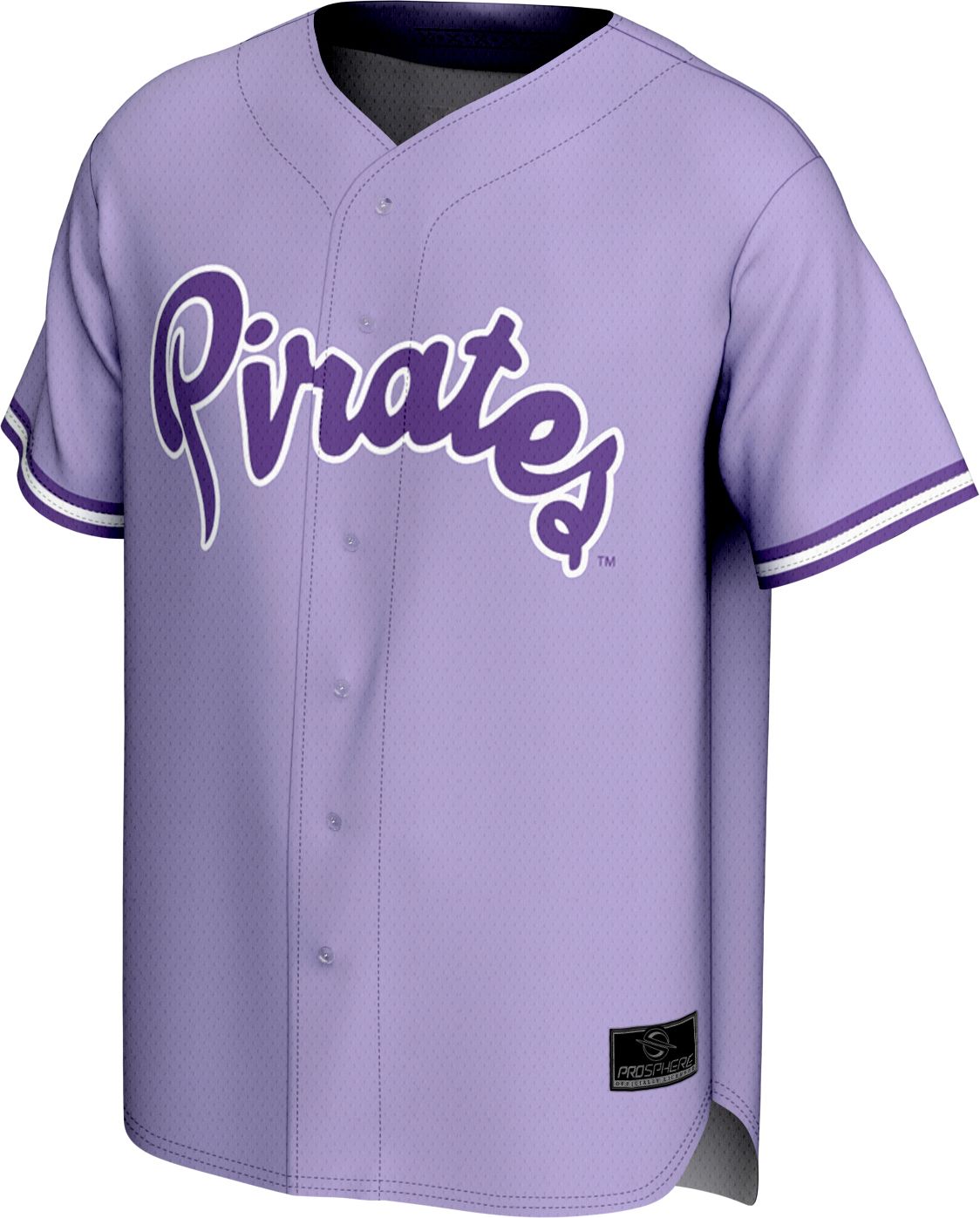 ProSphere Men's East Carolina Pirates Purple Powder Baseball Jersey product image