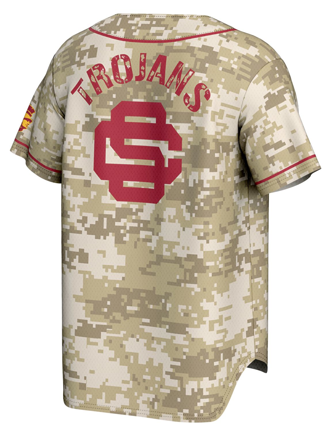 ProSphere Adult USC Trojans Tan Digicamo Digicamo Baseball Jersey product image
