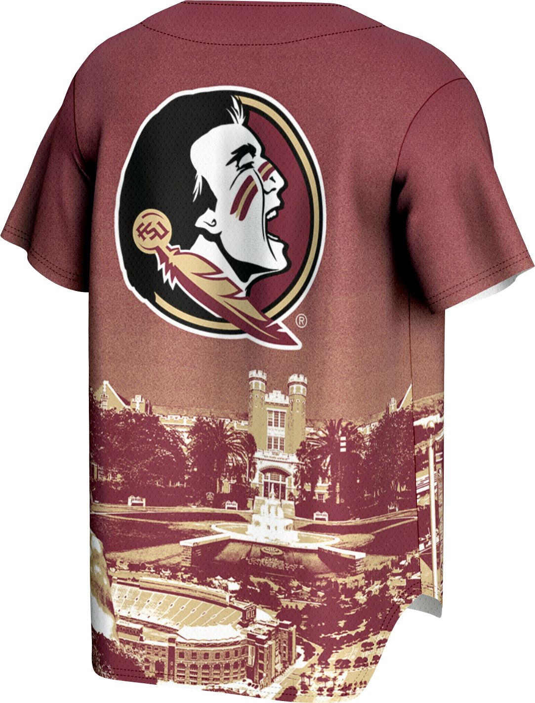 ProSphere Youth Florida State Seminoles Campus Local Garnet Baseball Jersey product image