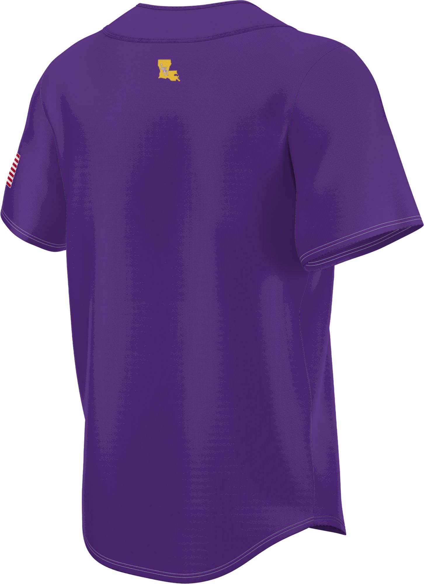 Prosphere Youth LSU Tigers #1Purple Full Button Replica Baseball Jersey product image