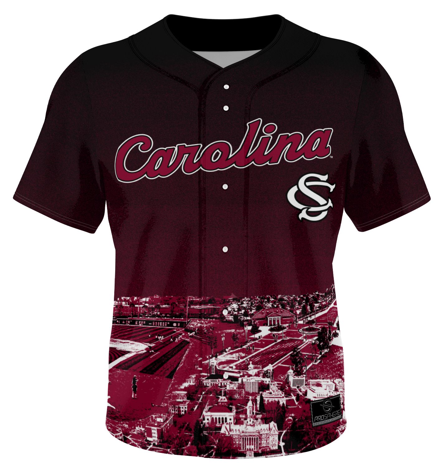 ProSphere Youth South Carolina Gamecocks Maroon Campus Local Baseball Jersey product image