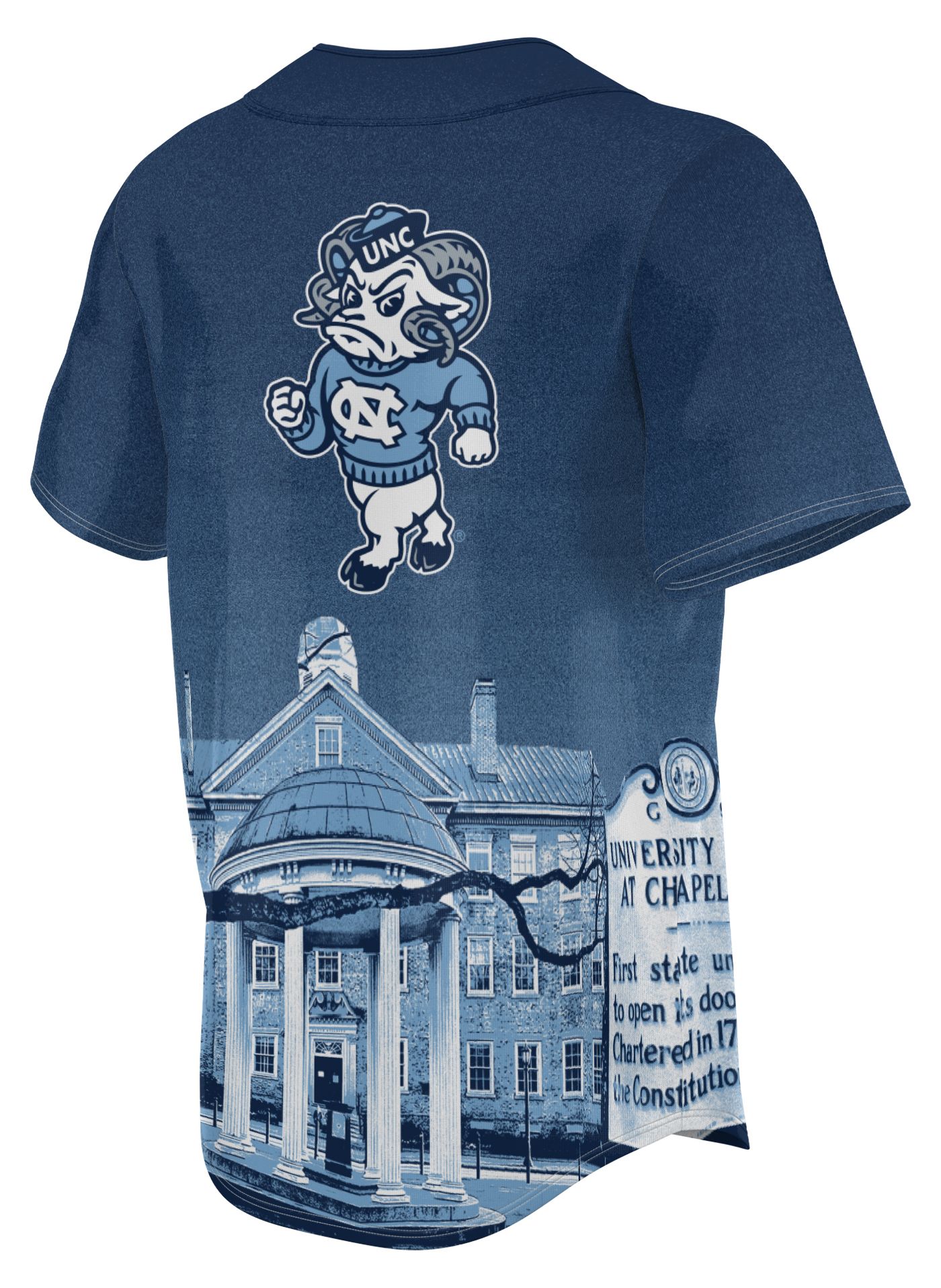 ProSphere Youth North Carolina Tar Heels Carolina Blue Campus Local Baseball Jersey product image