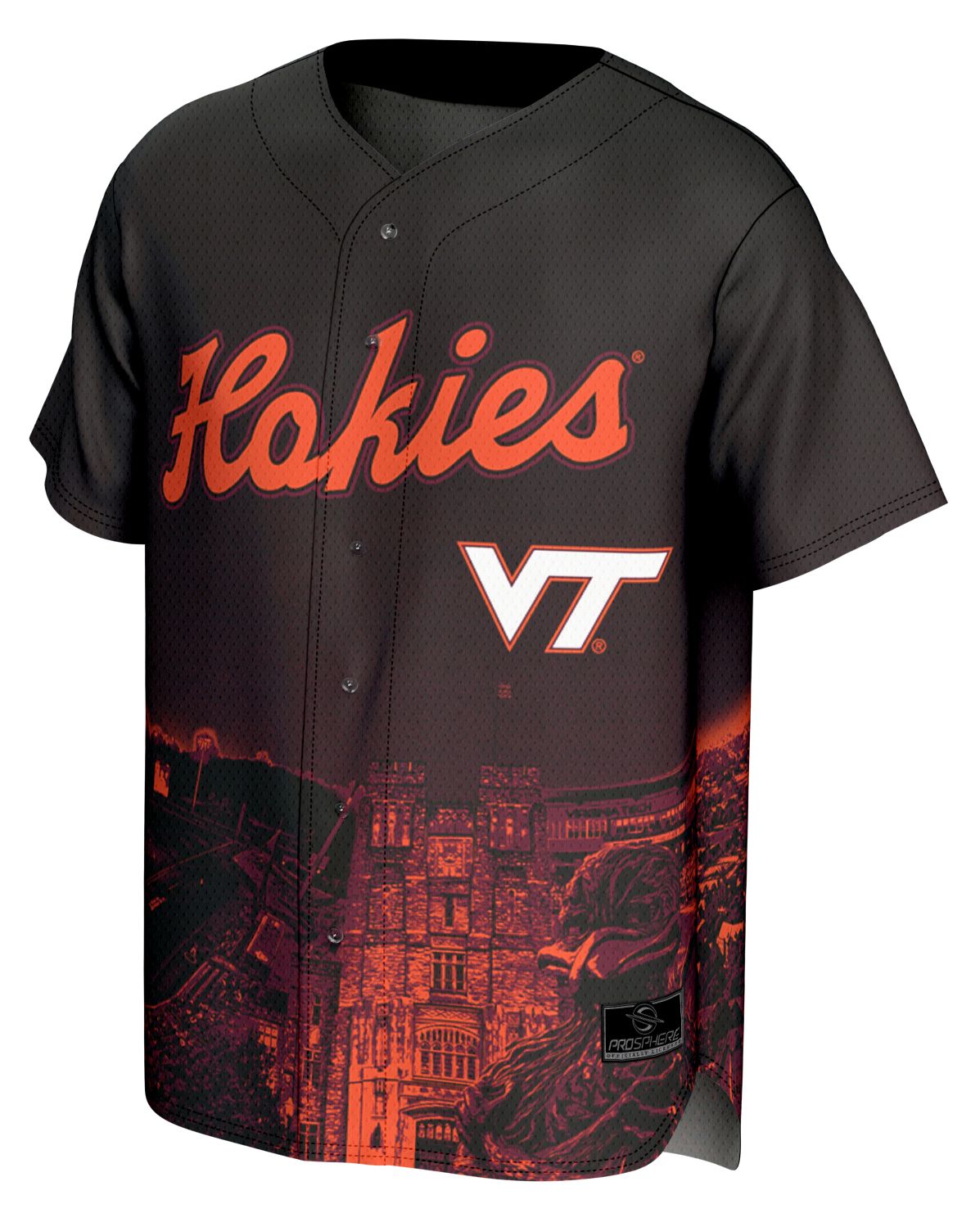 ProSphere Youth Virginia Tech Hokies Black Campus Local Baseball Jersey product image