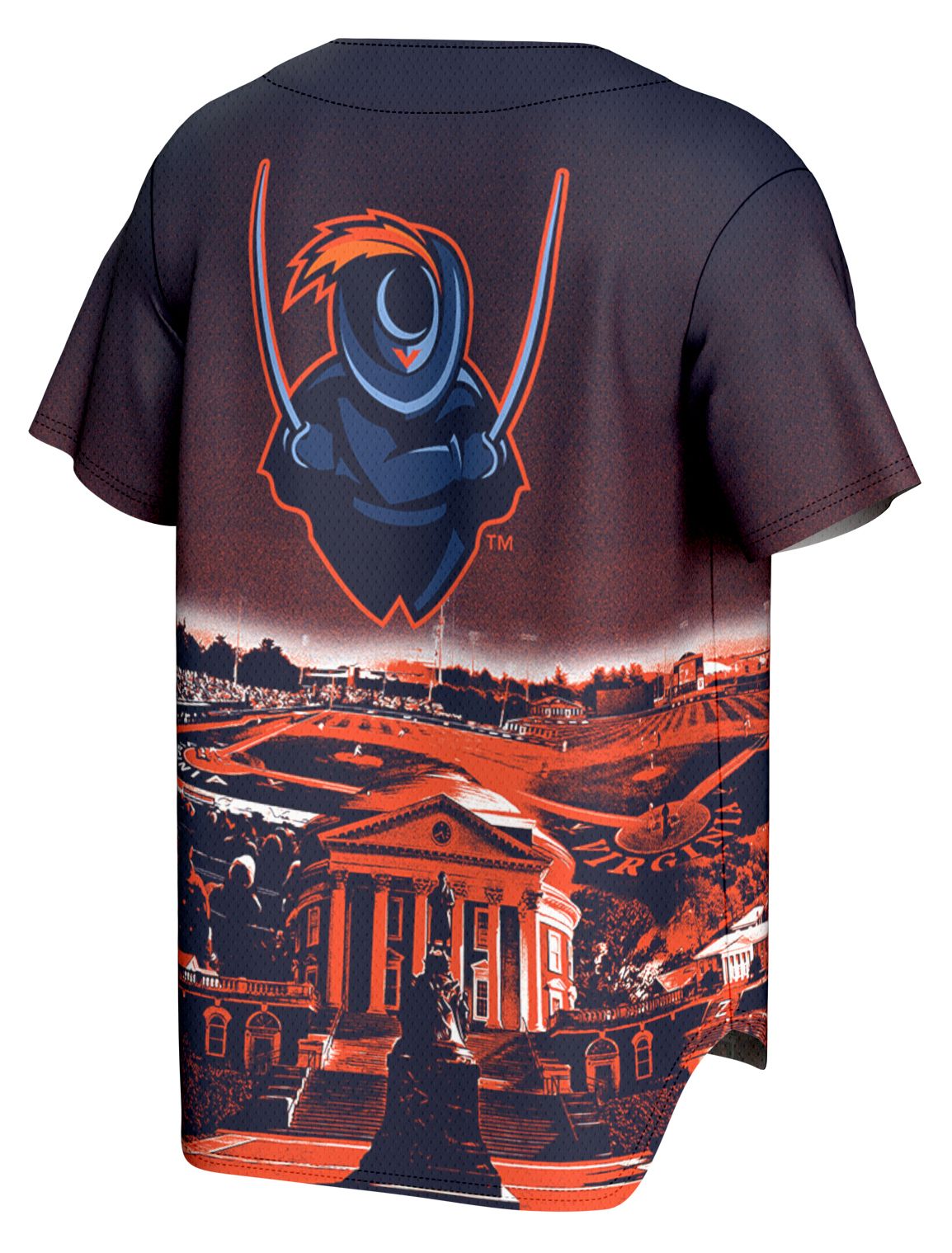 ProSphere Youth Virginia Cavaliers Maroon Campus Local Baseball Jersey product image