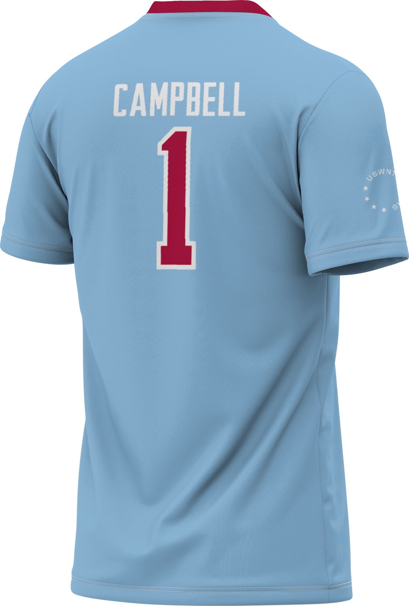 ProSphere Youth Stanford Cardinal Jane Campbell #1 Light Blue Throwback Replica Soccer Jersey product image