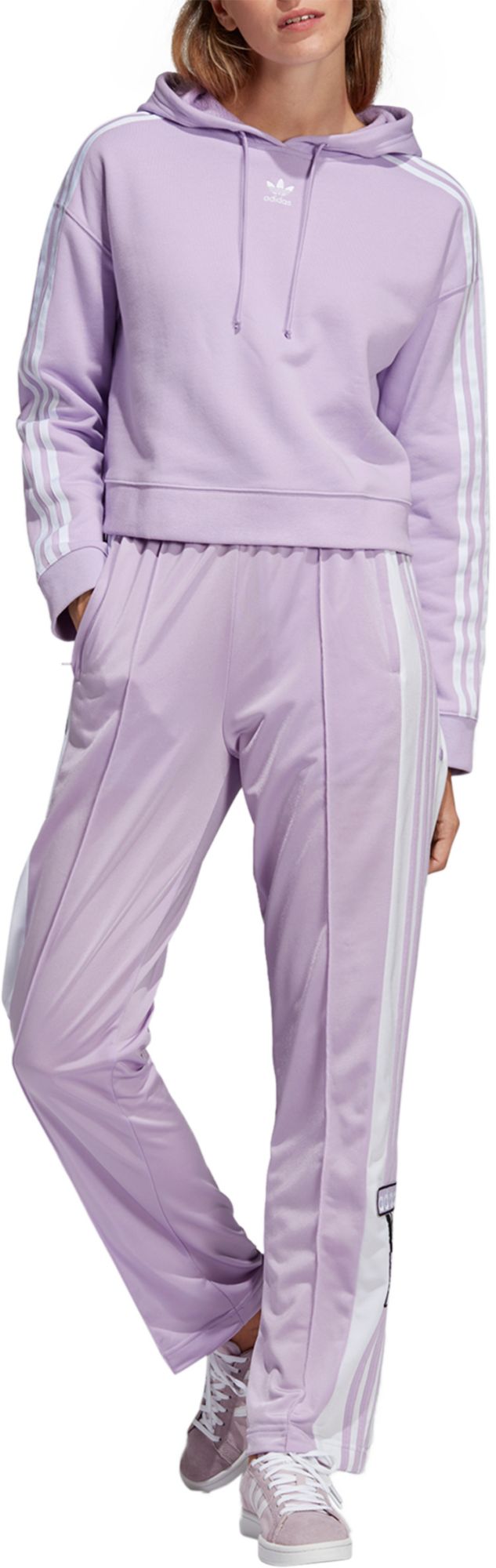 adidas purple hoodie women's