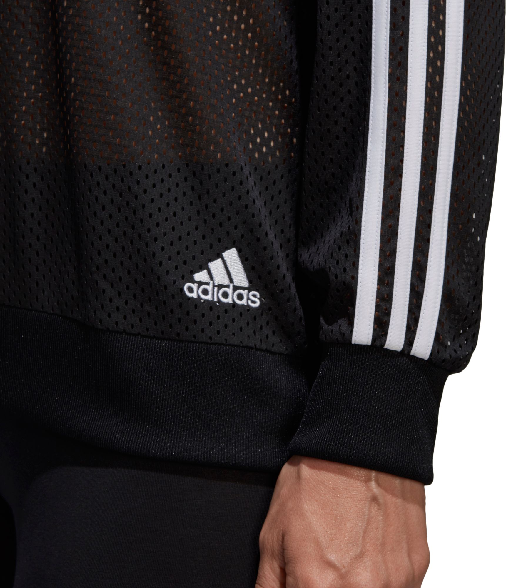 adidas Women's Essentials Mesh Crewneck Sweatshirt product image