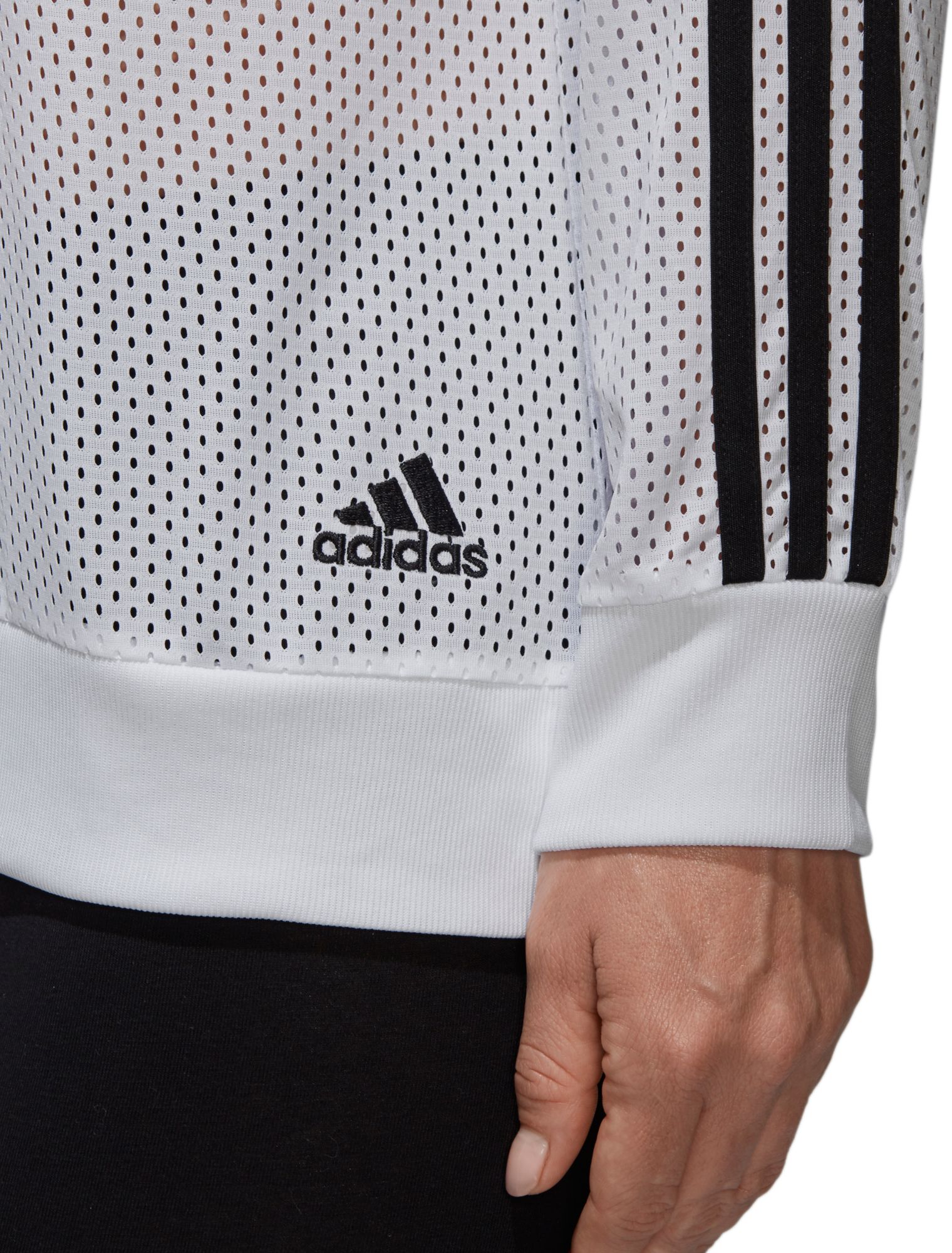 adidas Women's Essentials Mesh Crewneck Sweatshirt product image